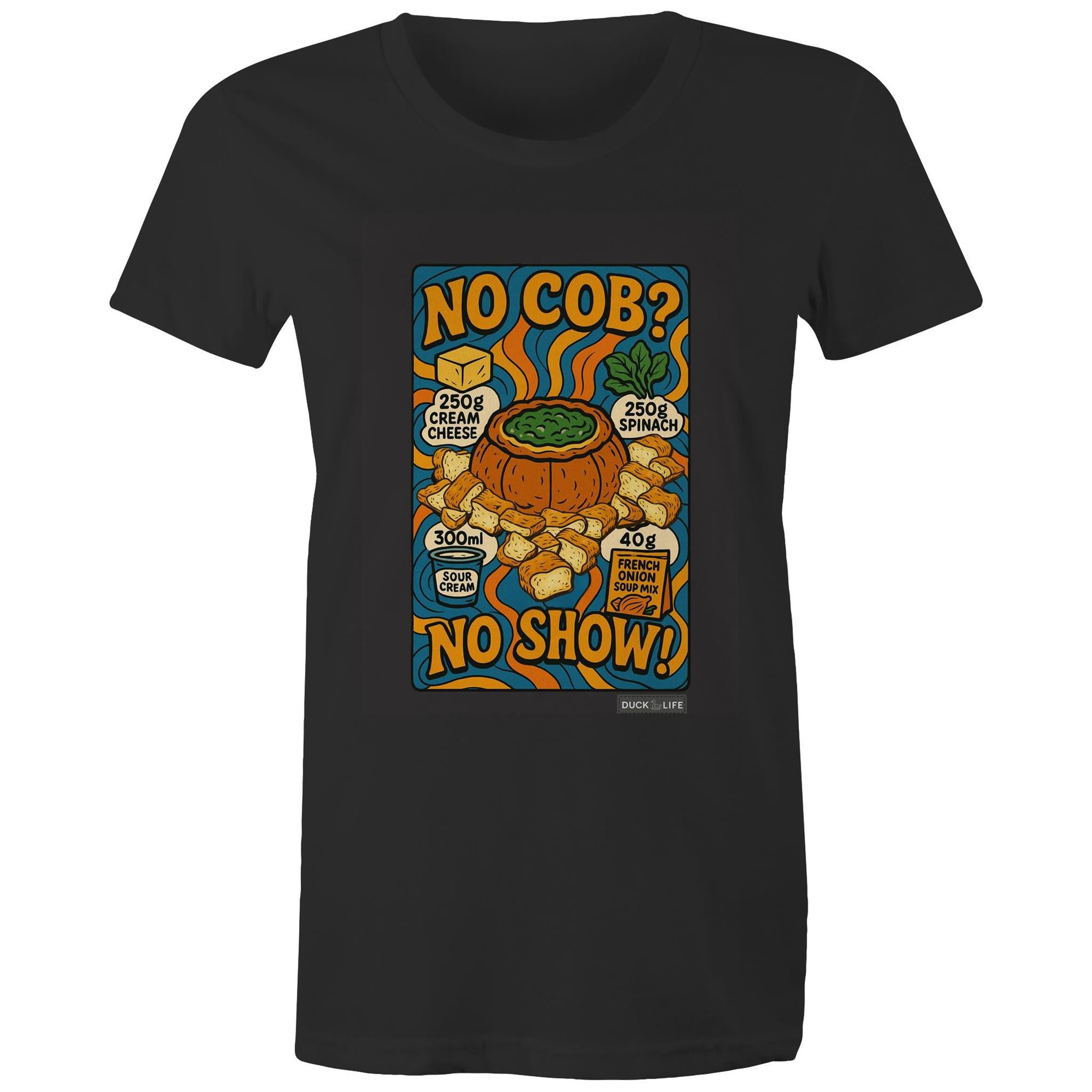 'No Cob? No Show!' - Maple Tee