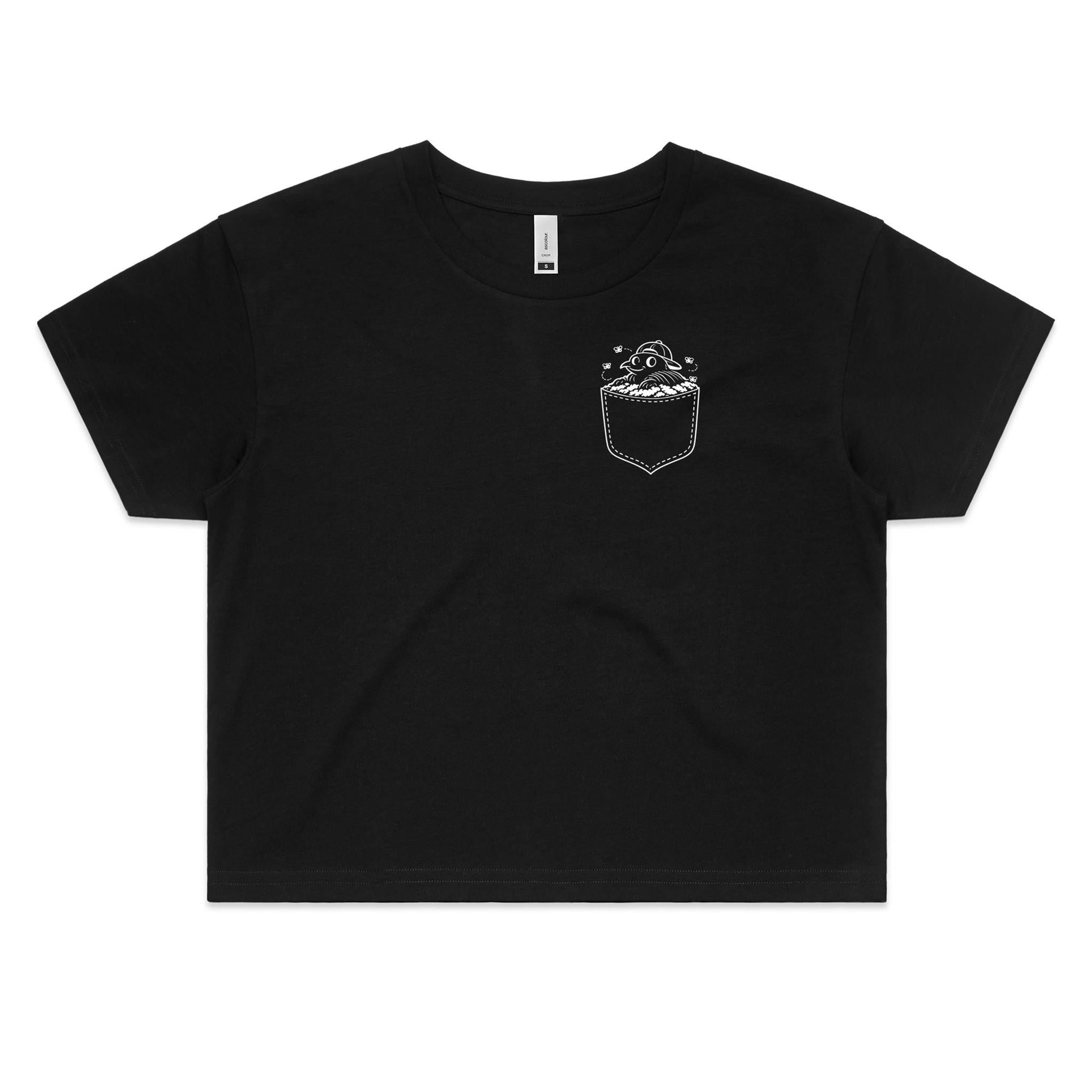 Dung Beetle - Pocket Peeper - Crop Tee