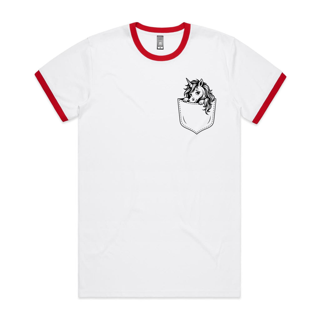 UniBeb - Pocket Peeper - Staple Ringer Tee