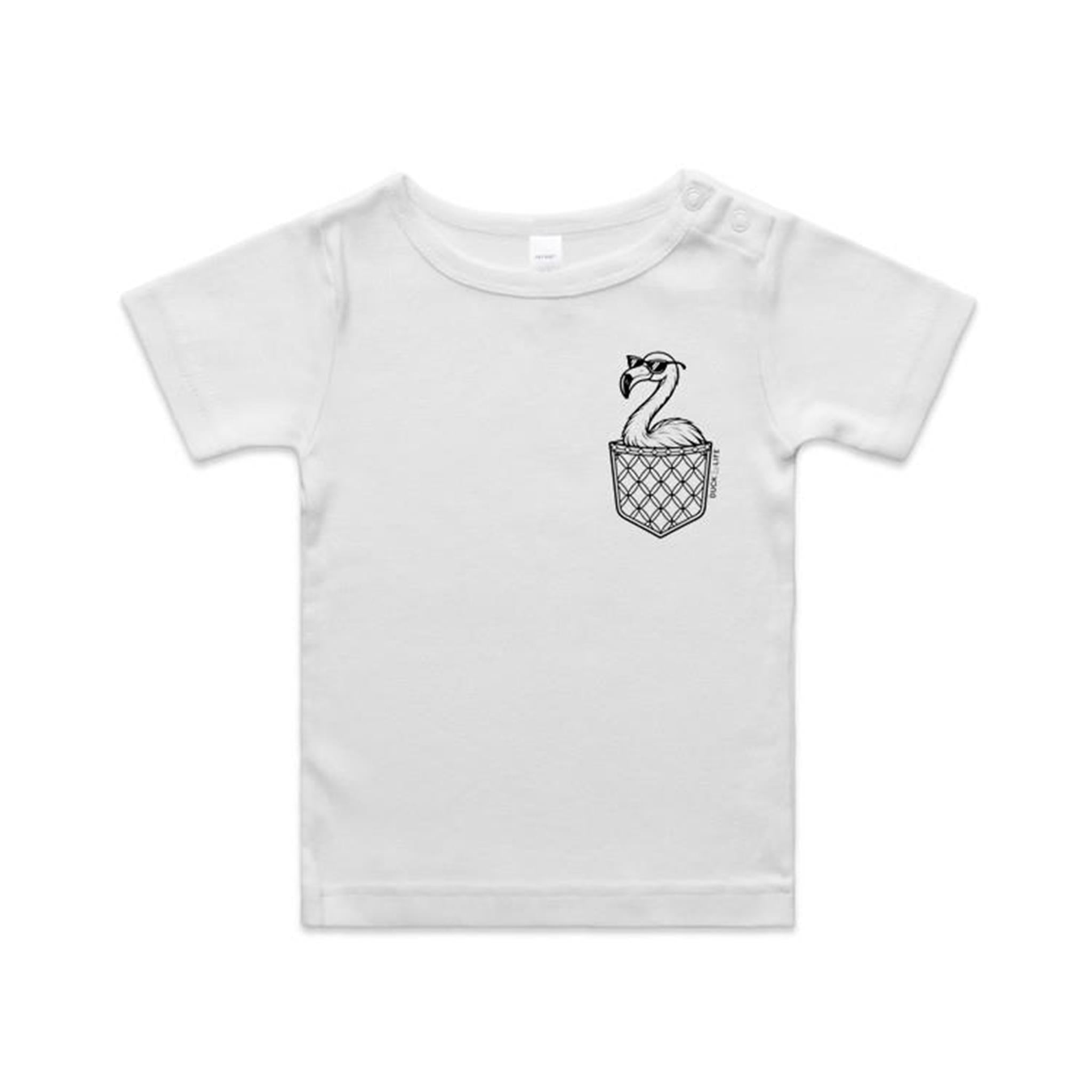 Flamingo - Pocket Peeper - Infant Tee