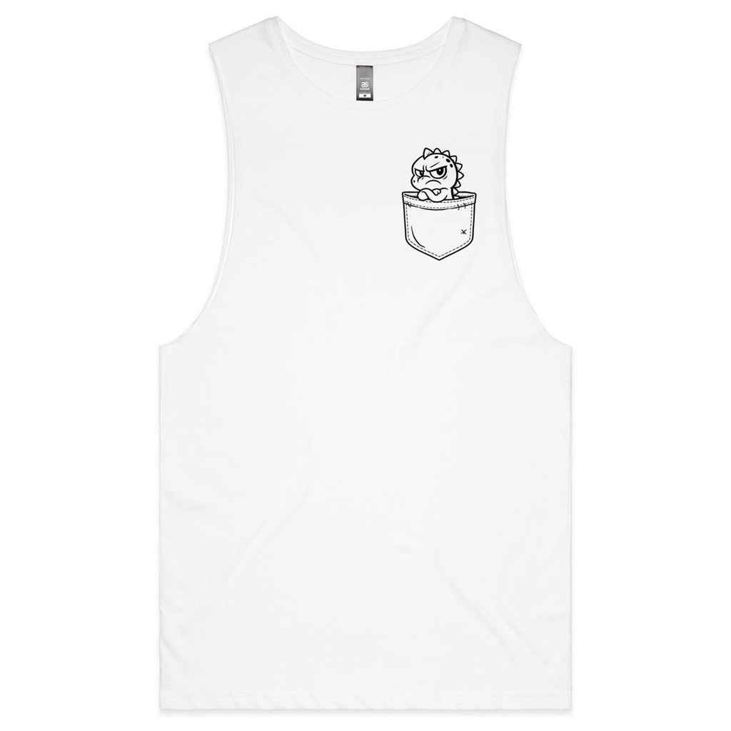 Grumpasaurus - Pocket Peeper - Barnard Tank Tee
