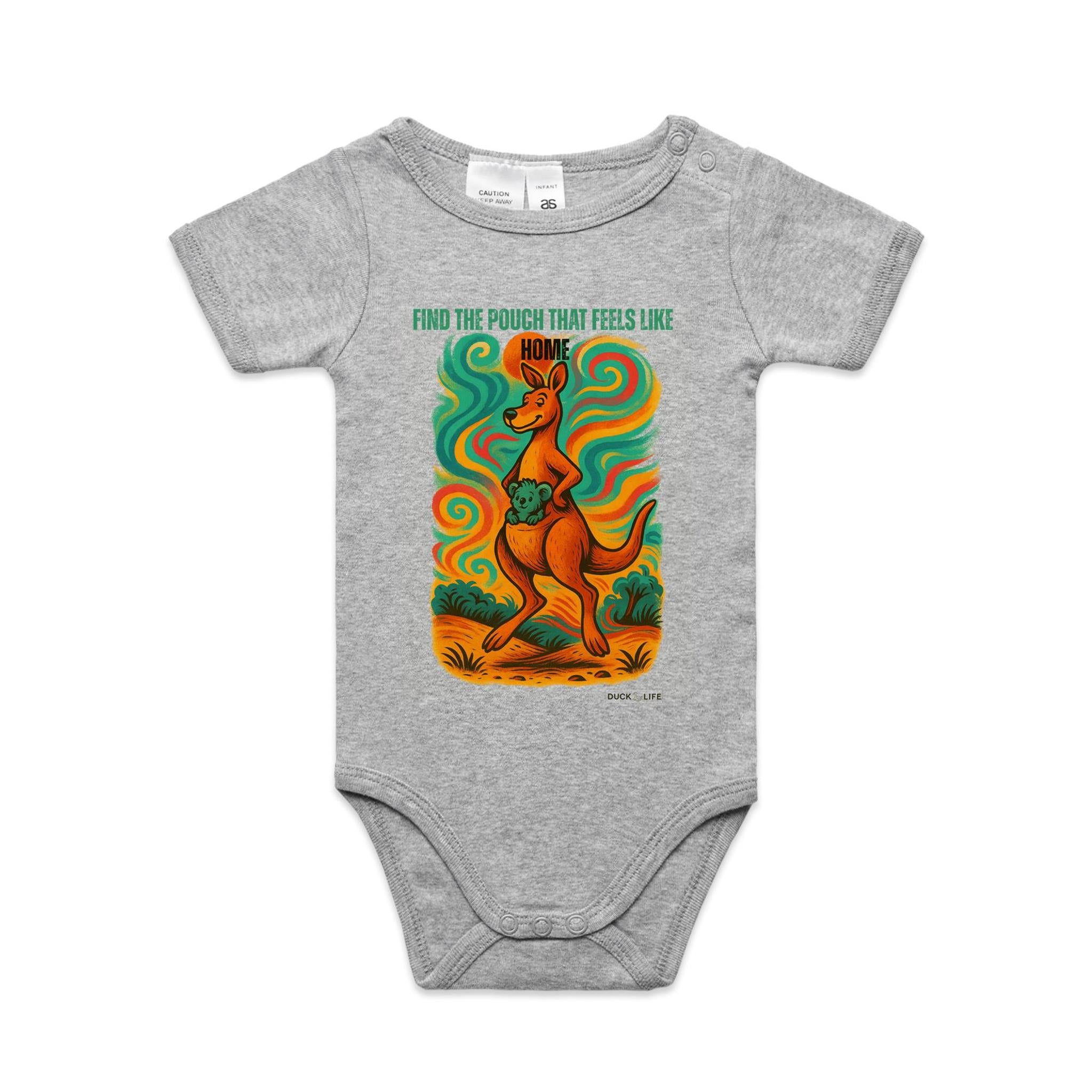 'Find the Pouch' - Infant One-Piece