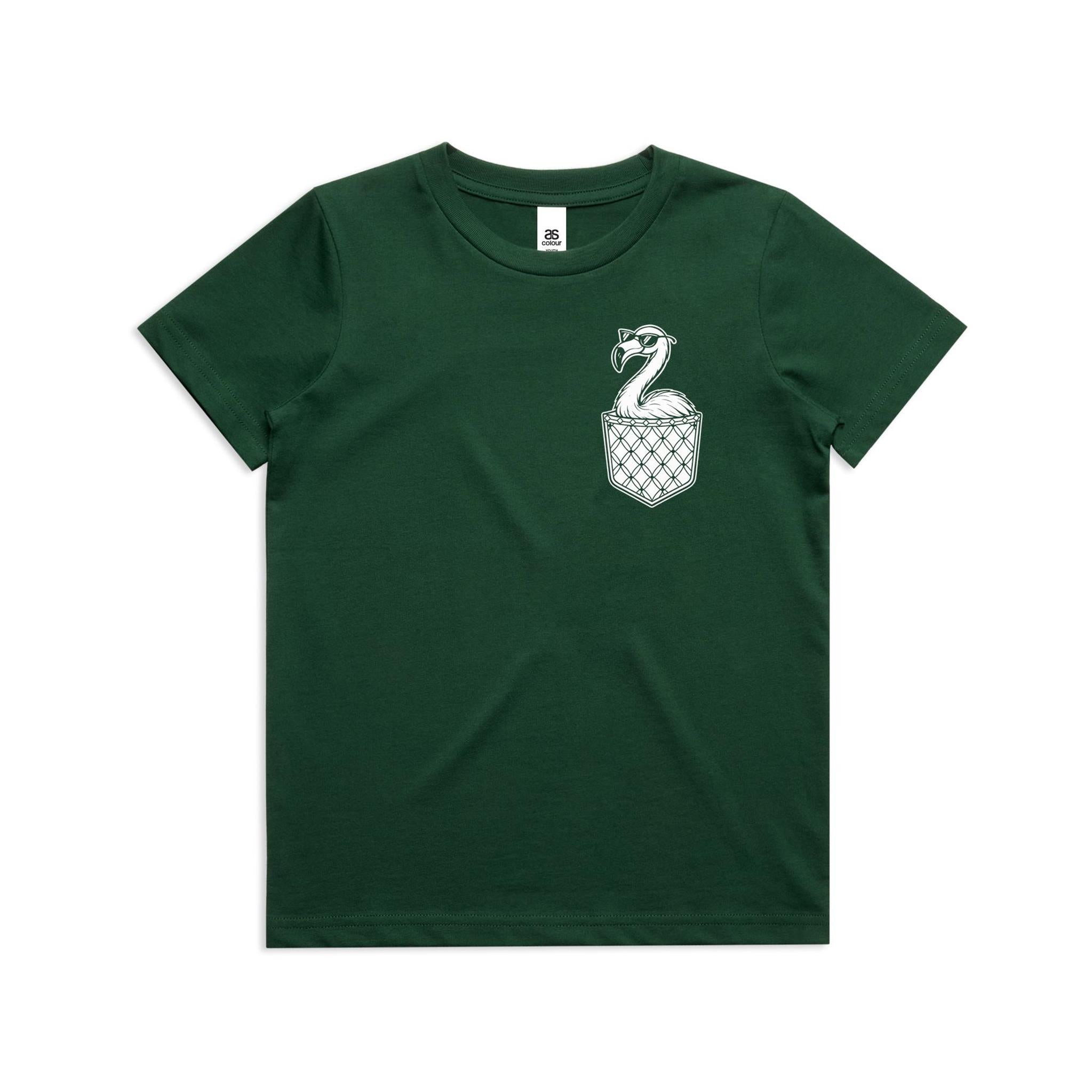 Flamingo - Pocket Peeper - Youth Staple Tee