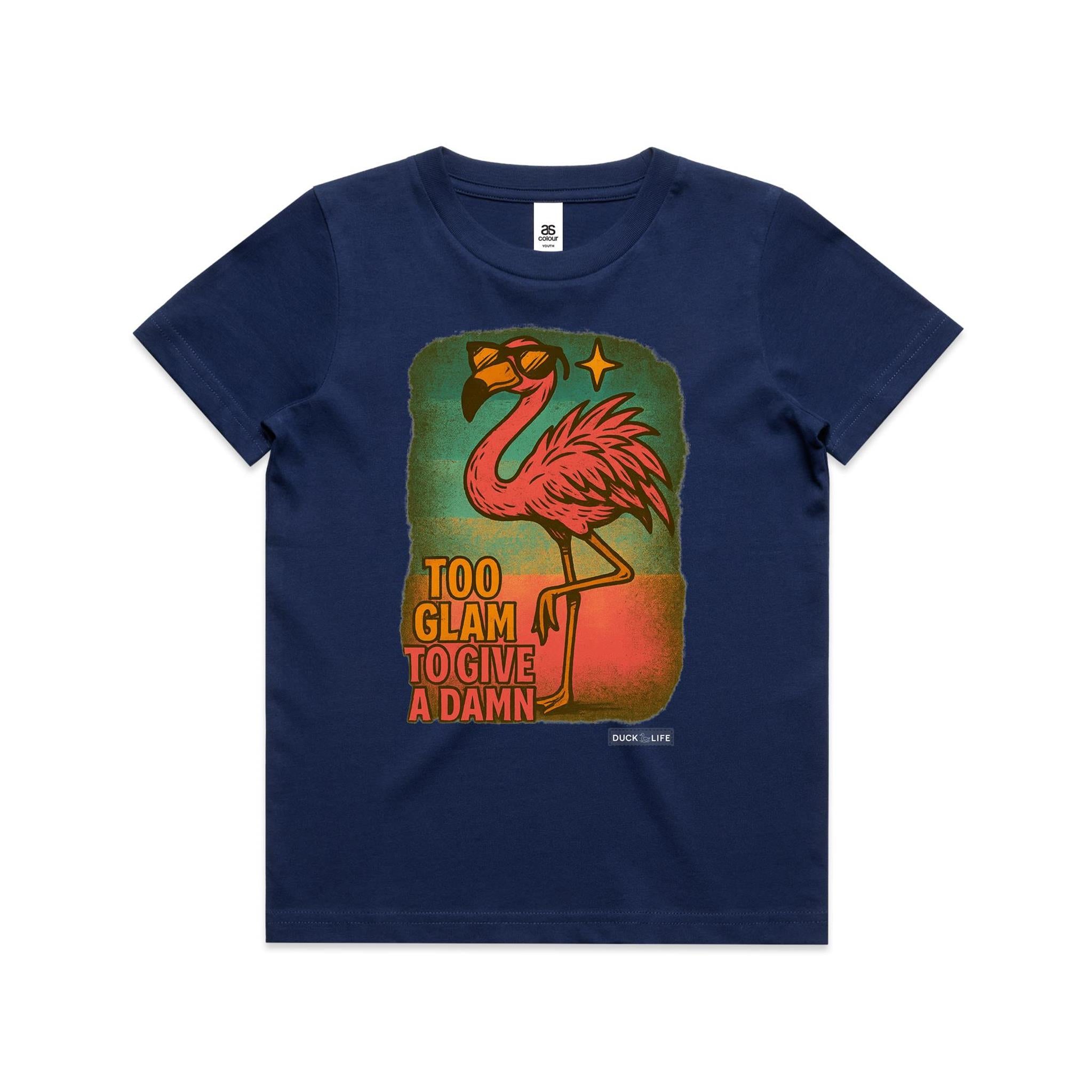 'Too Glam to Give a Damn' - Youth Tee