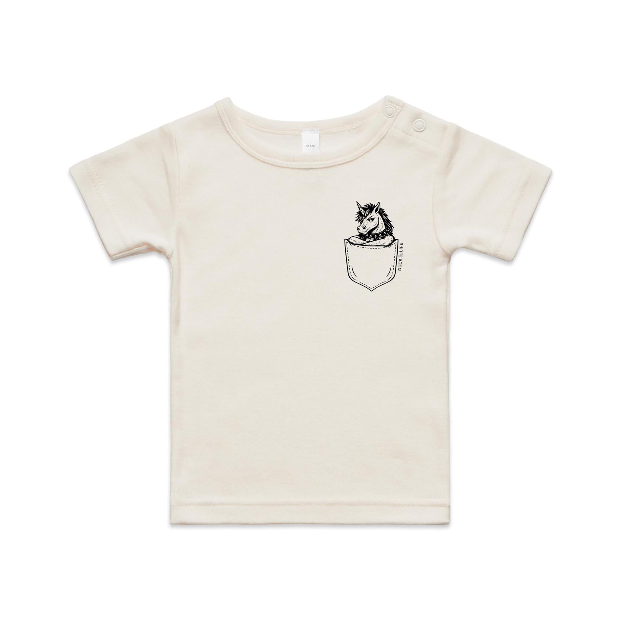 Unicorn - Pocket Peeper - Infant Tee