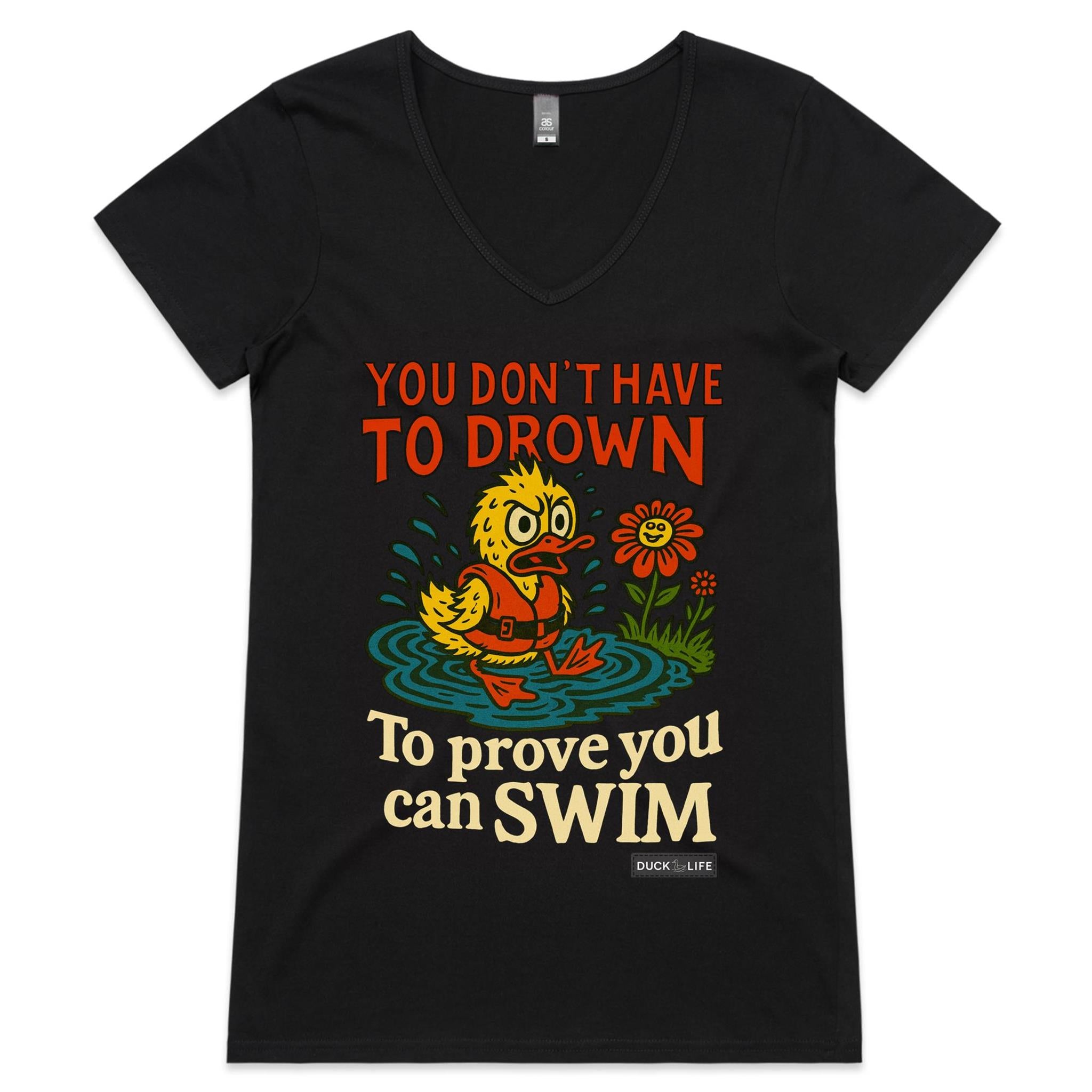 'You Don't Have to Drown' - V-Neck Tee