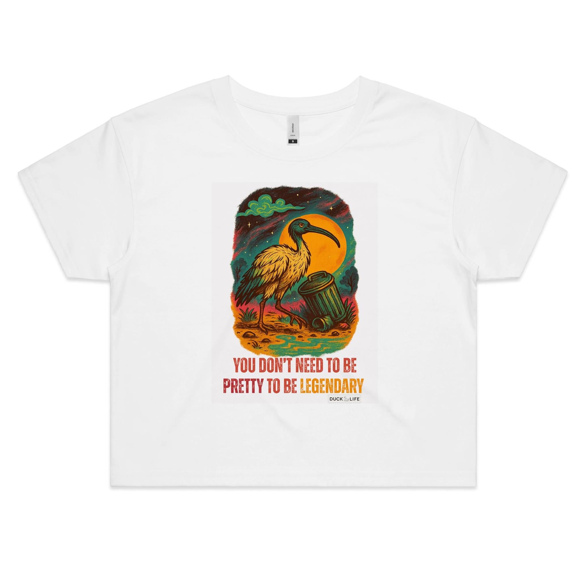 'You Don't Need to Be Pretty' - Crop Tee