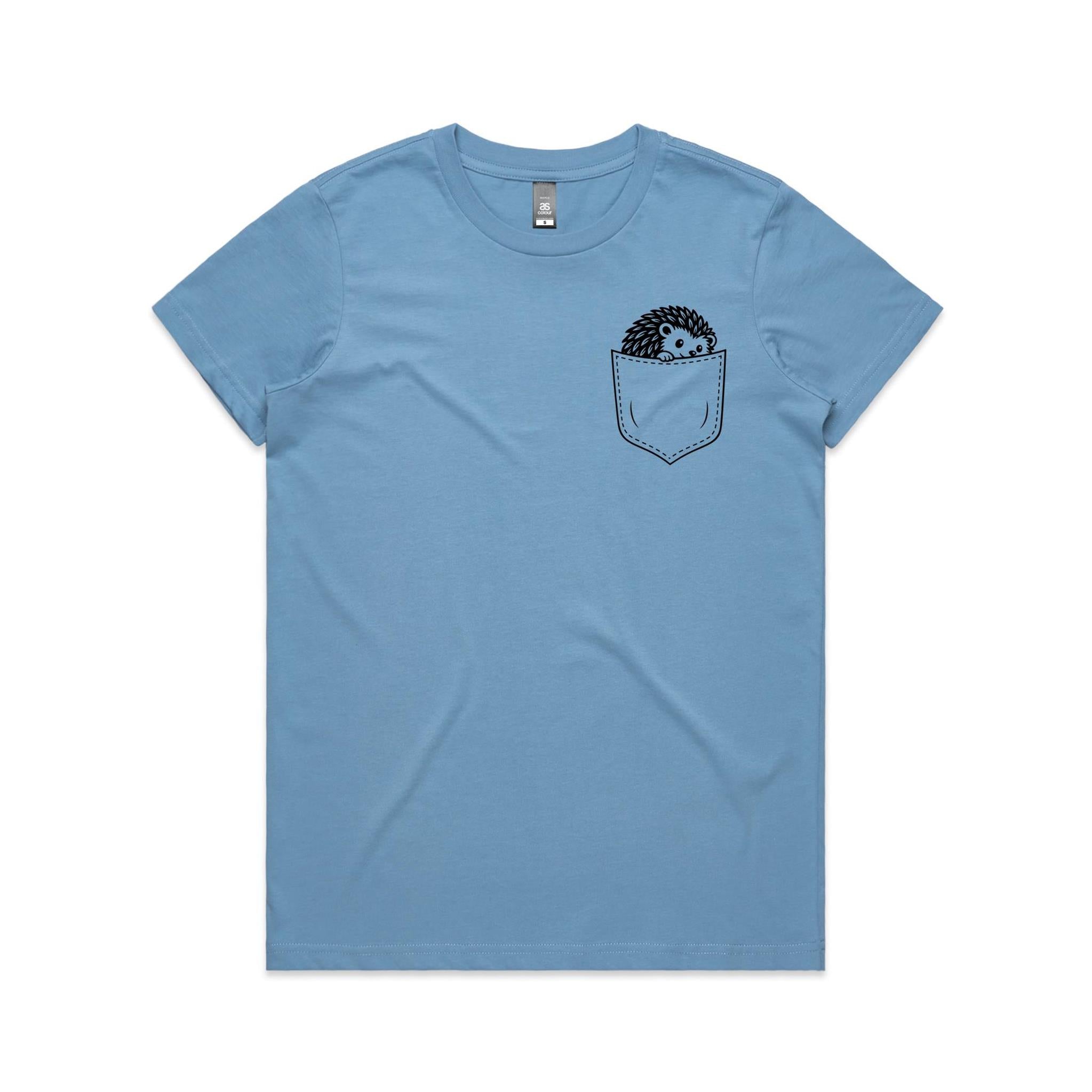 Hedgehog - Pocket Peeper - Maple Tee