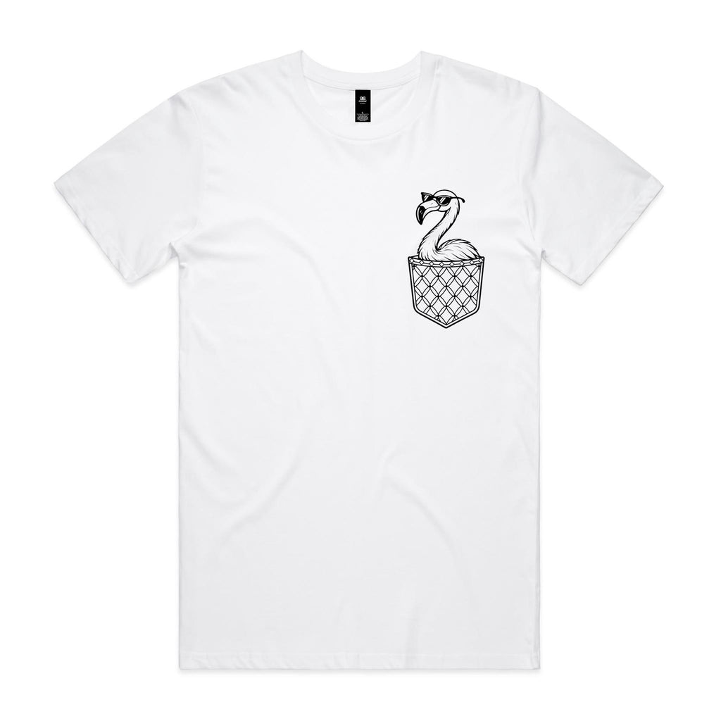 Flamingo - Pocket Peeper - Staple Tee