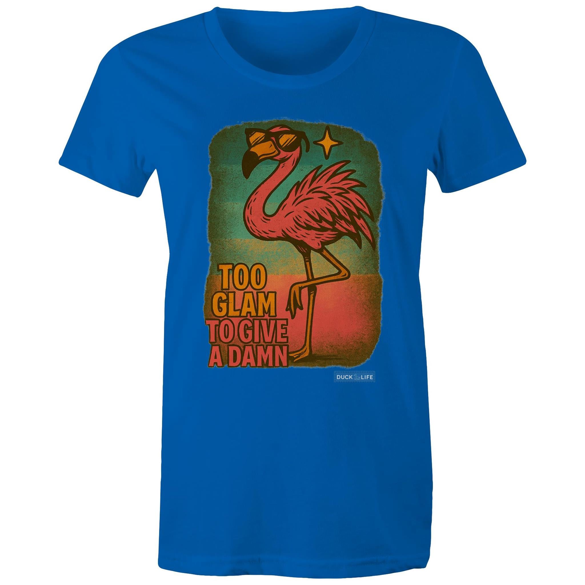 'Too Glam to Give a Damn' - Maple Tee