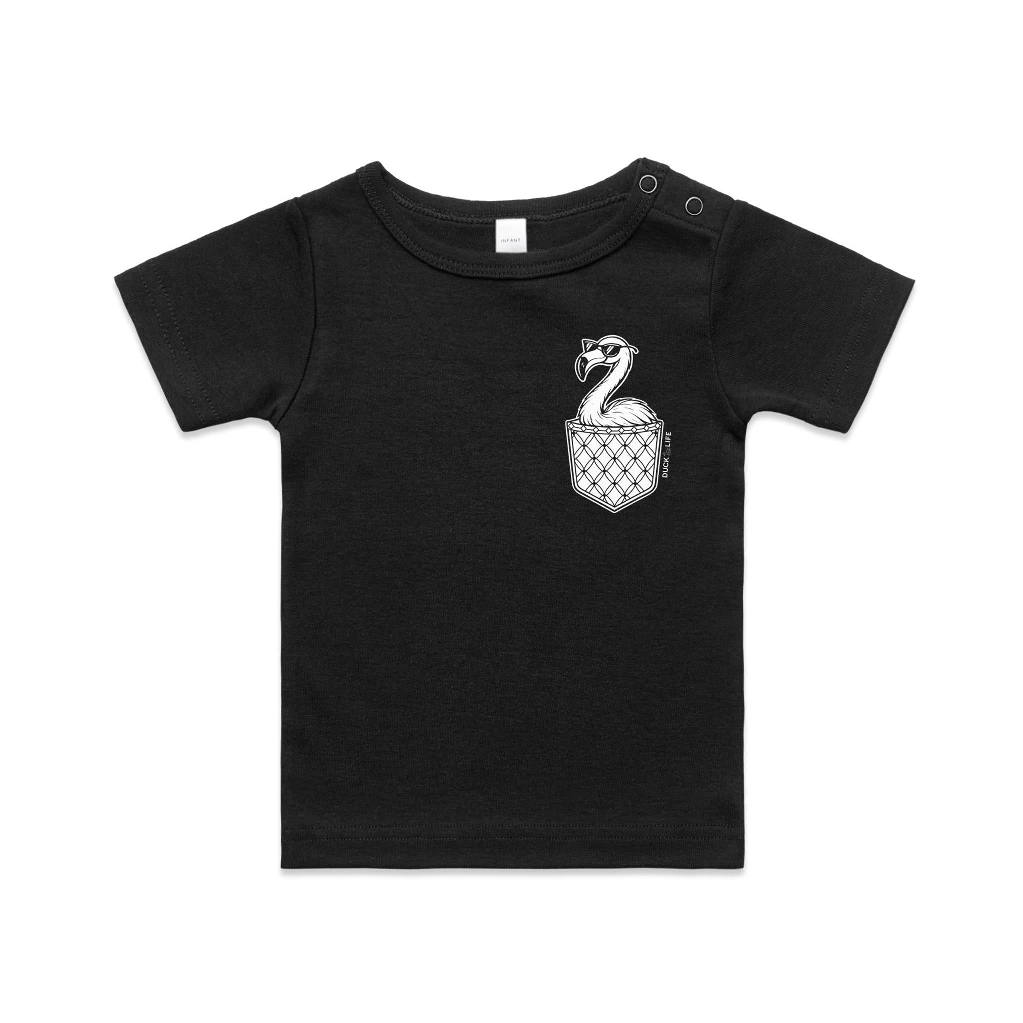 Flamingo - Pocket Peeper - Infant Tee