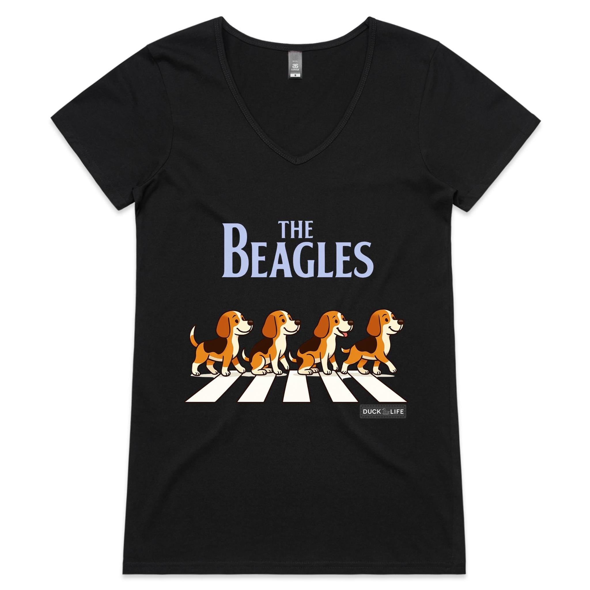 'The Beagles' - V-Neck Tee