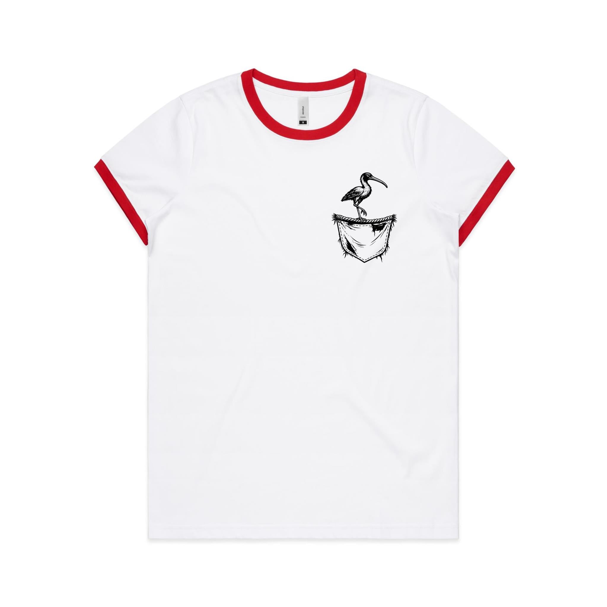 Ibis - Pocket Peeper - Maple Ringer Tee