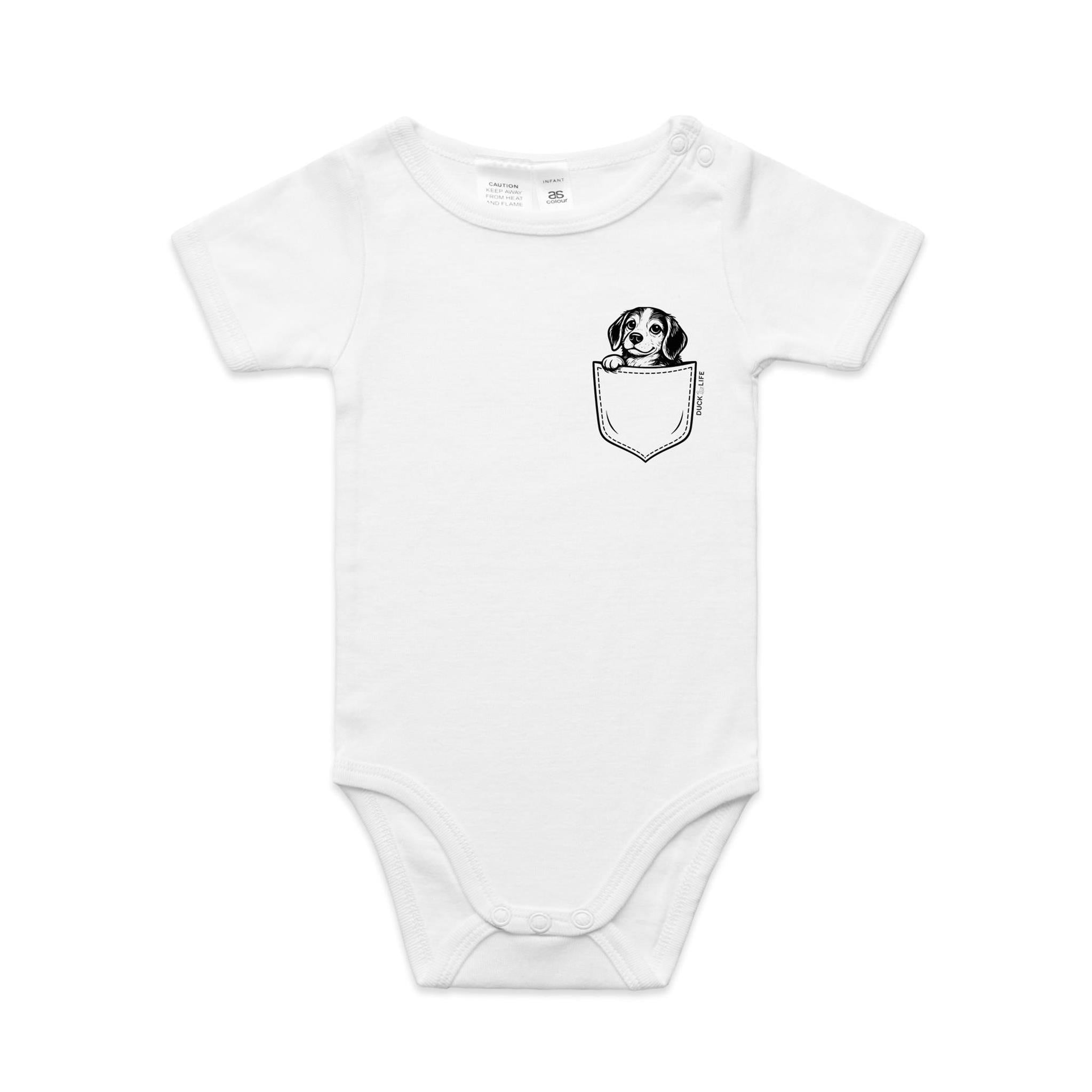 Beagle - Pocket Peeper - Infant One-Piece