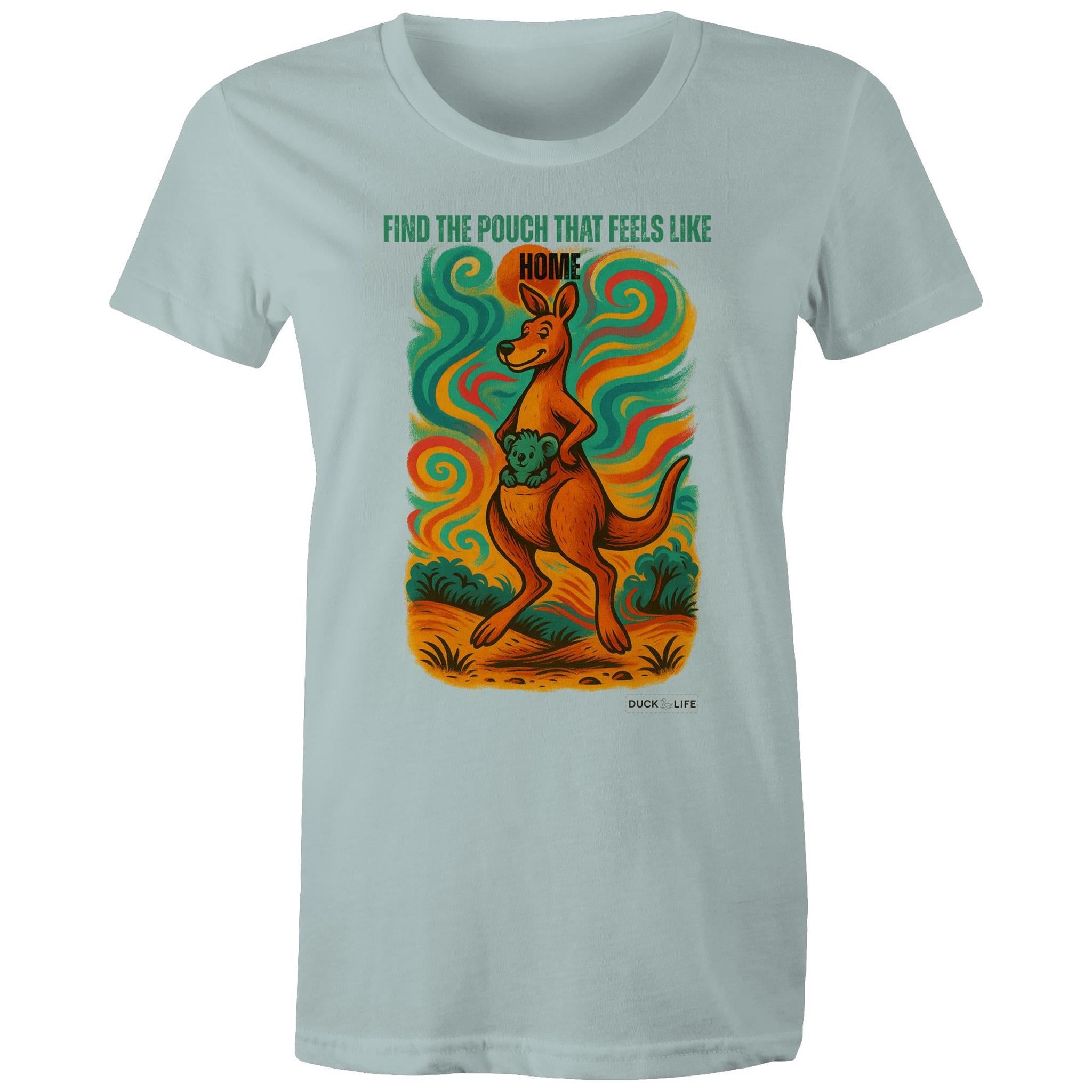 'Find the Pouch' - Maple Tee