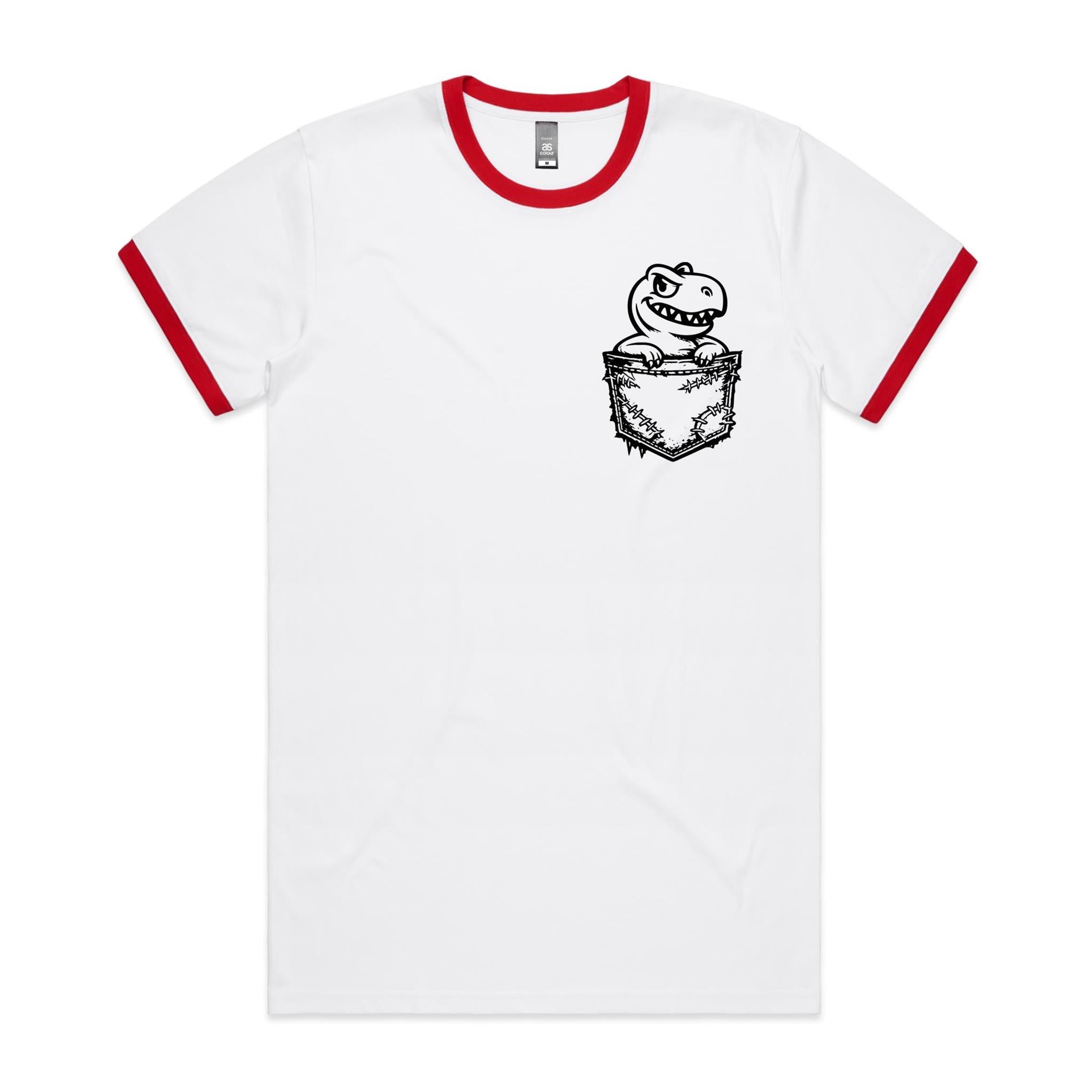 'Don't be a..' - Pocket Peeper - Staple Ringer Tee