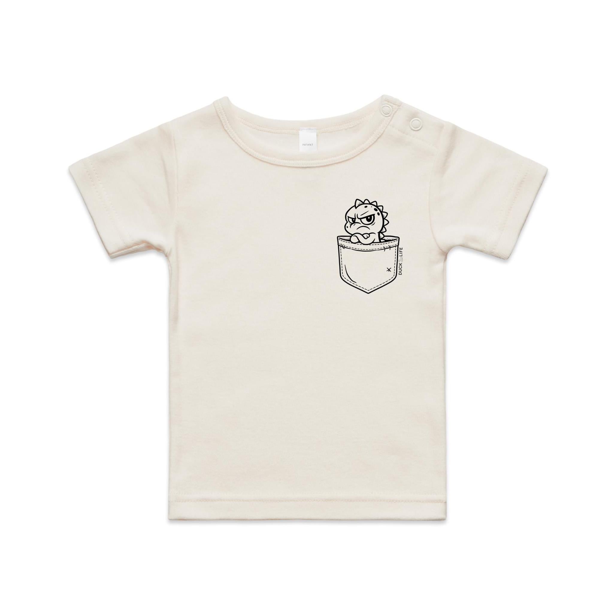 Grumpasaurus - Pocket Peeper - Infant Tee