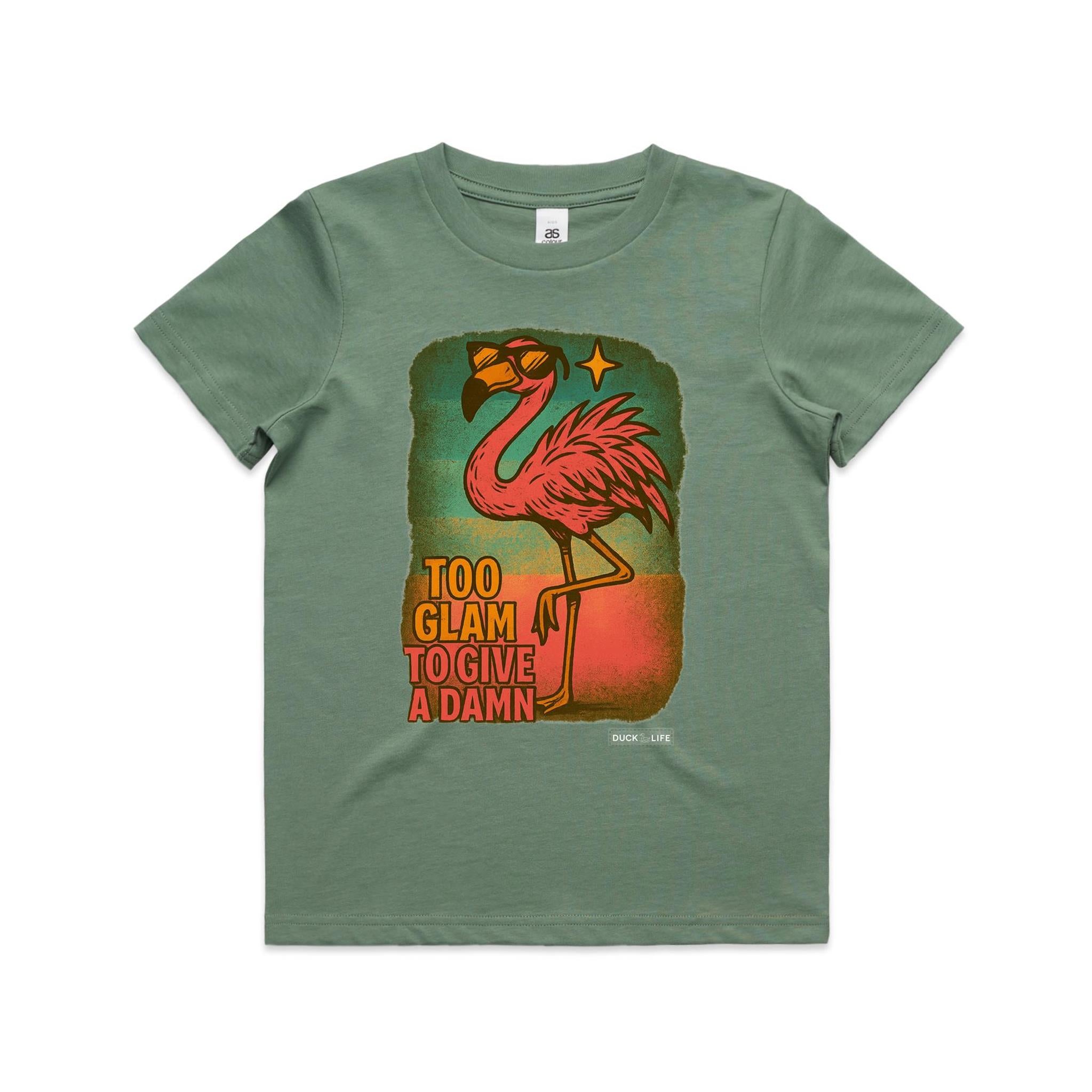 'Too Glam to Give a Damn' - Youth Tee