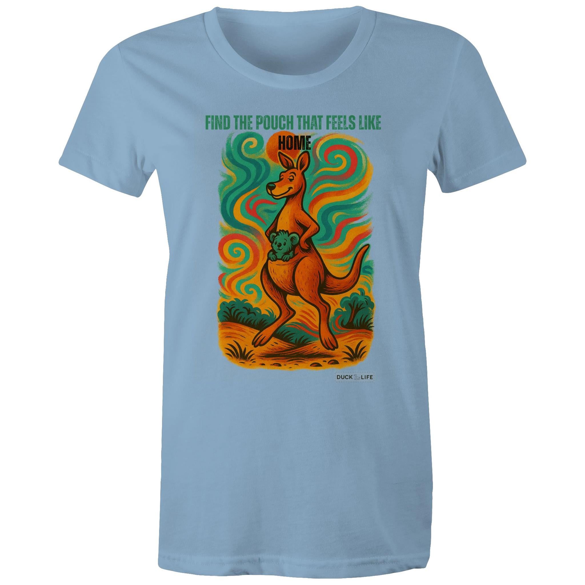 'Find the Pouch' - Maple Tee