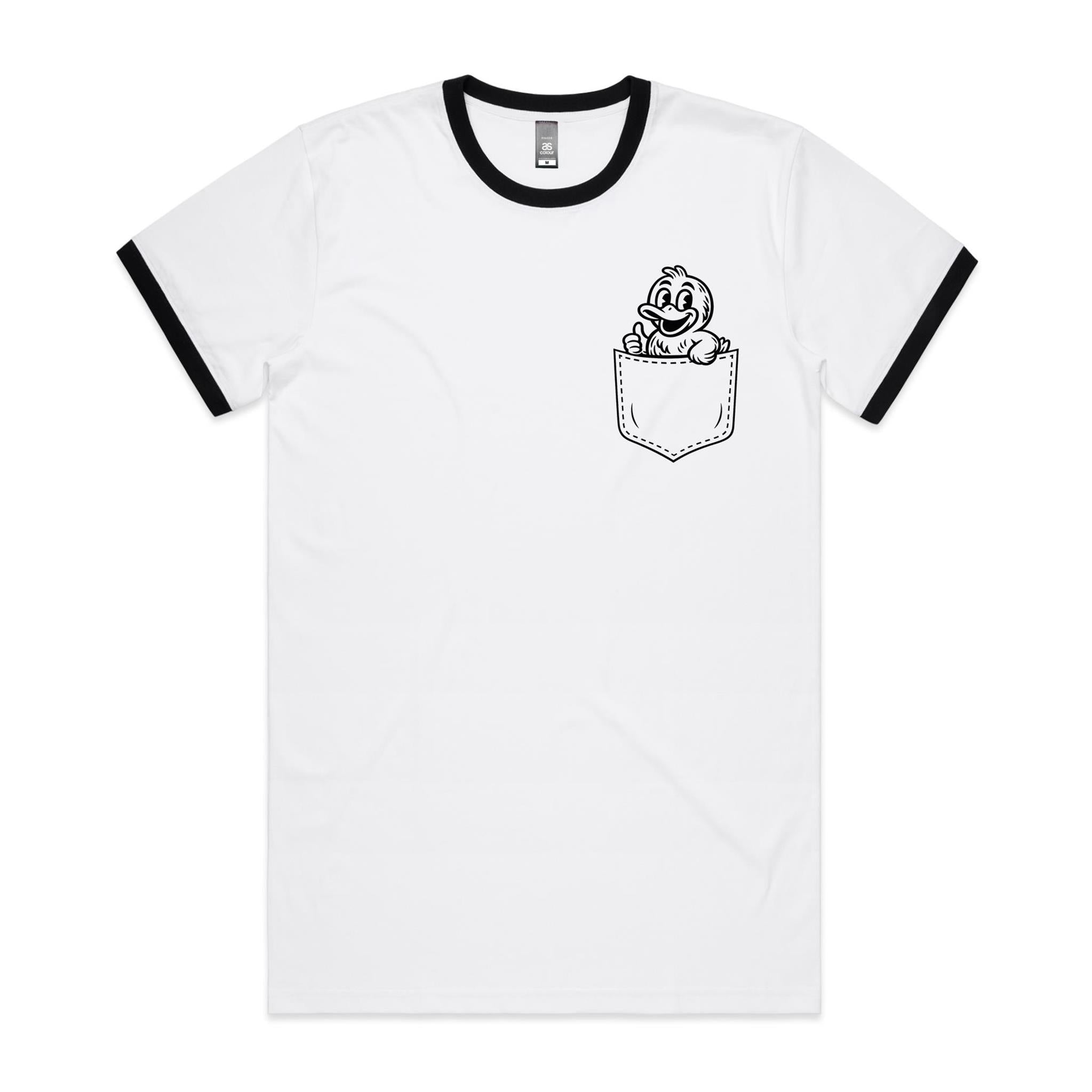 Duck - Pocket Peeper - Staple Ringer Tee