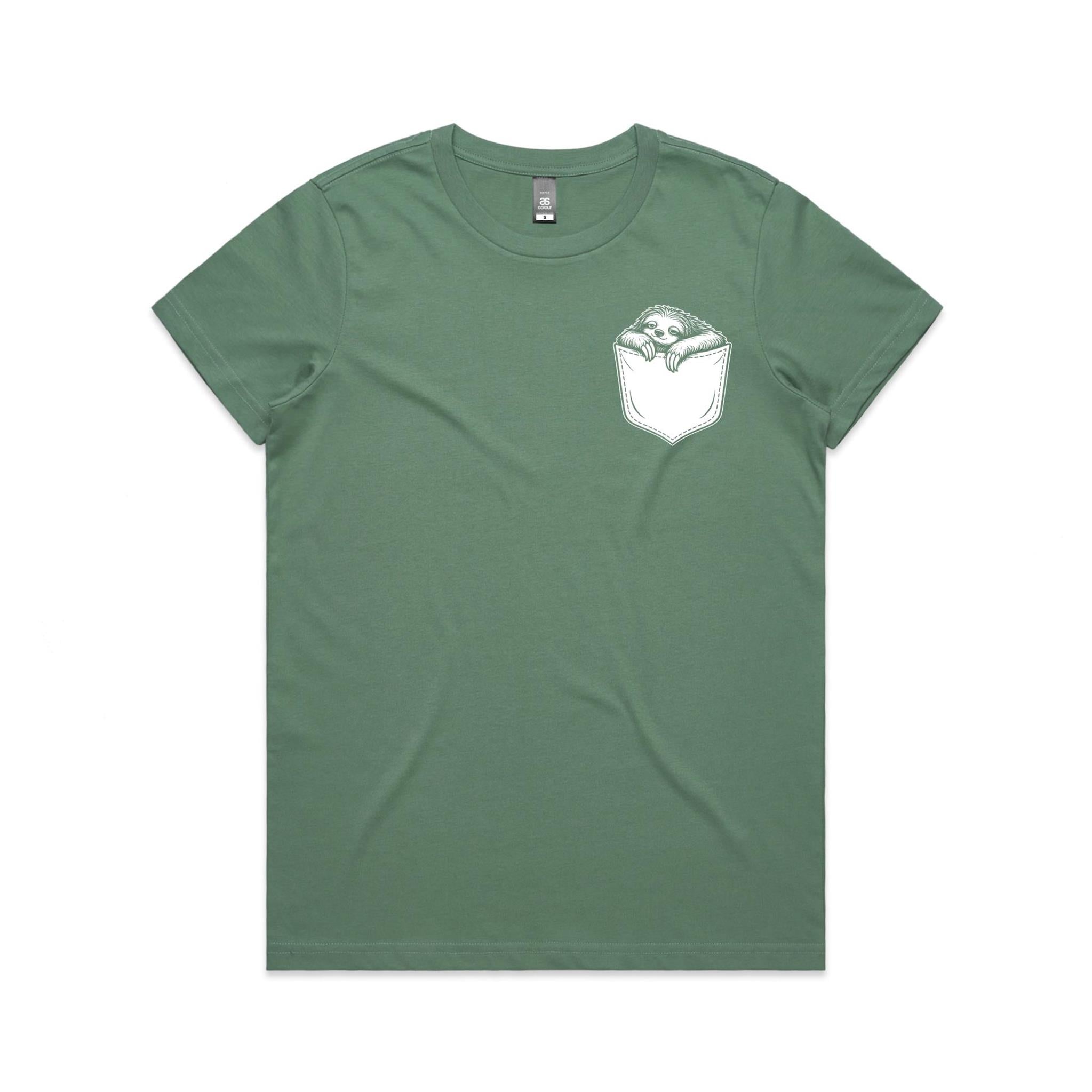 Sloth - Pocket Peeper - Maple Tee