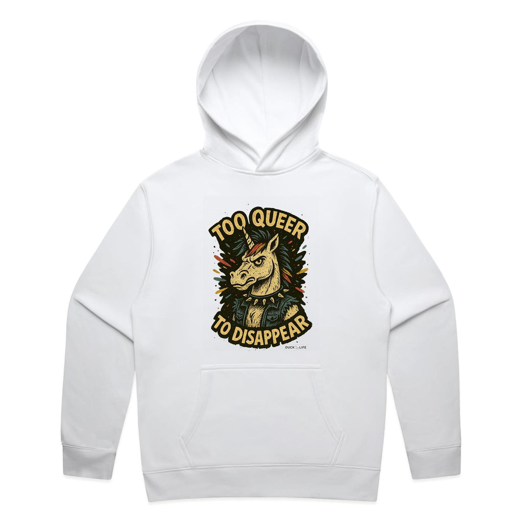 'Too Queer to Disappear' - Hoodie