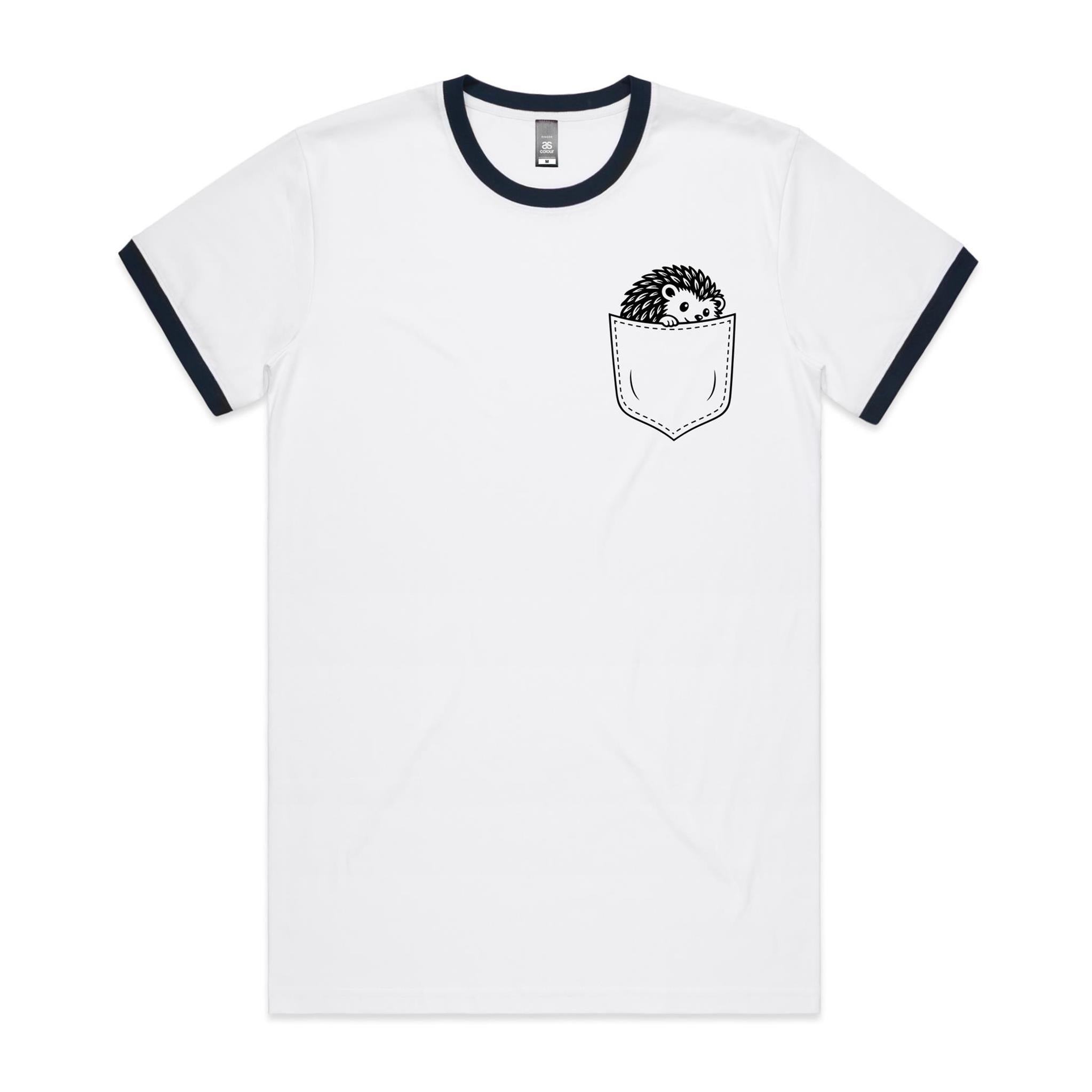 Hedgehog - Pocket Peeper - Staple Ringer Tee