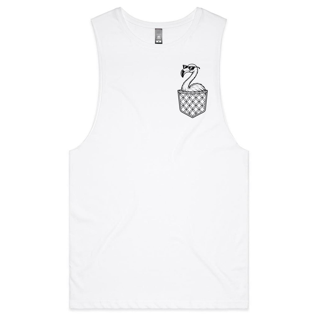 Flamingo - Pocket Peeper - Barnard Tank Tee