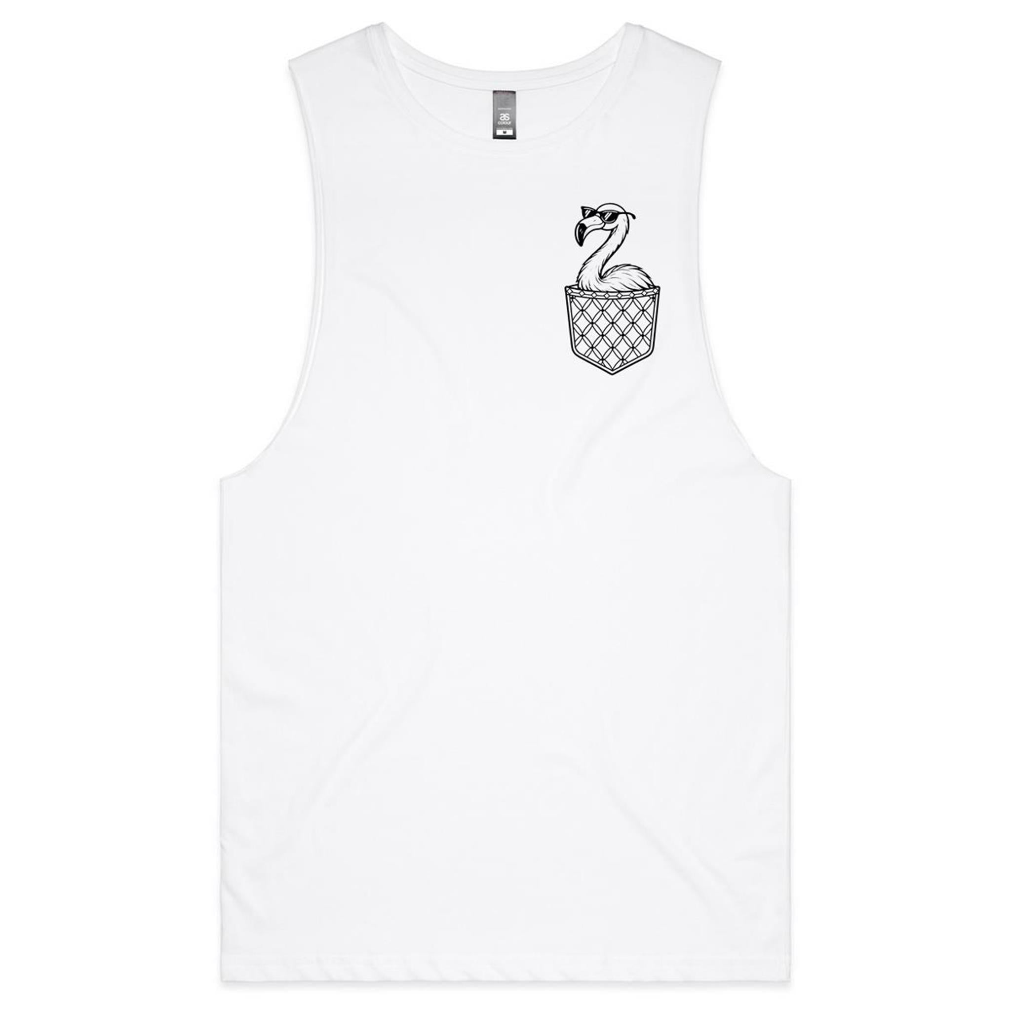 Flamingo - Pocket Peeper - Barnard Tank Tee