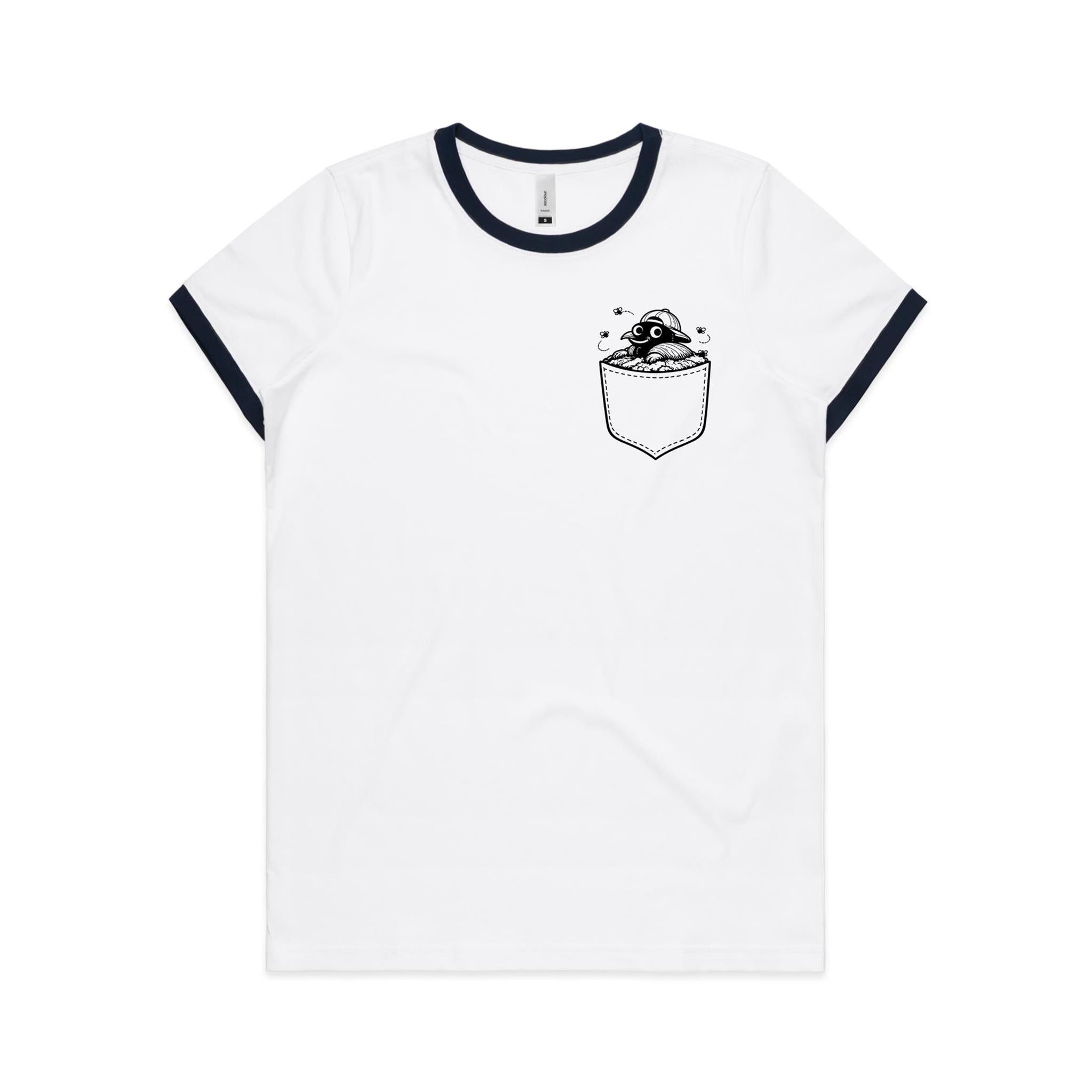 Dung Beetle - Pocket Peeper - Maple Ringer Tee