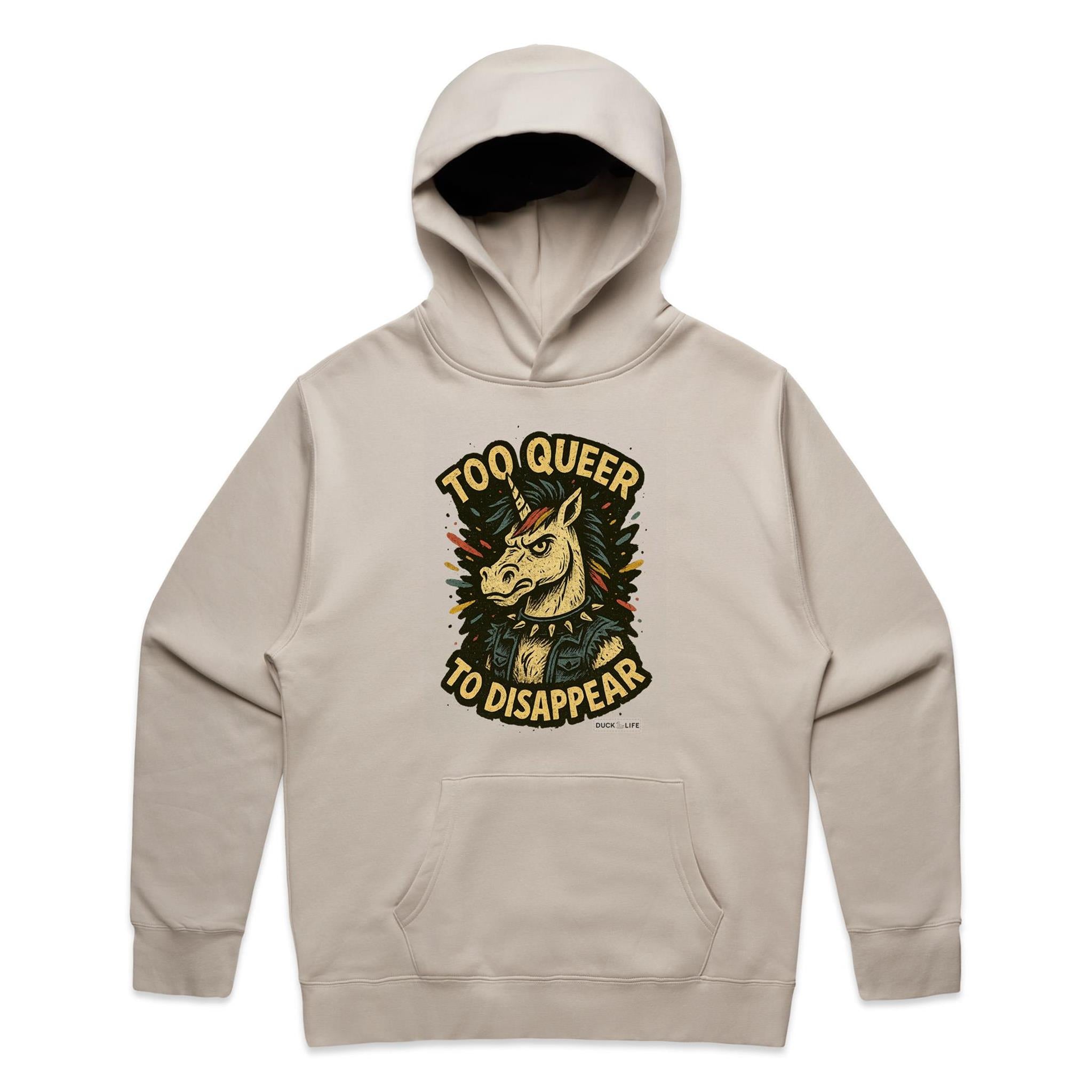 'Too Queer to Disappear' - Hoodie