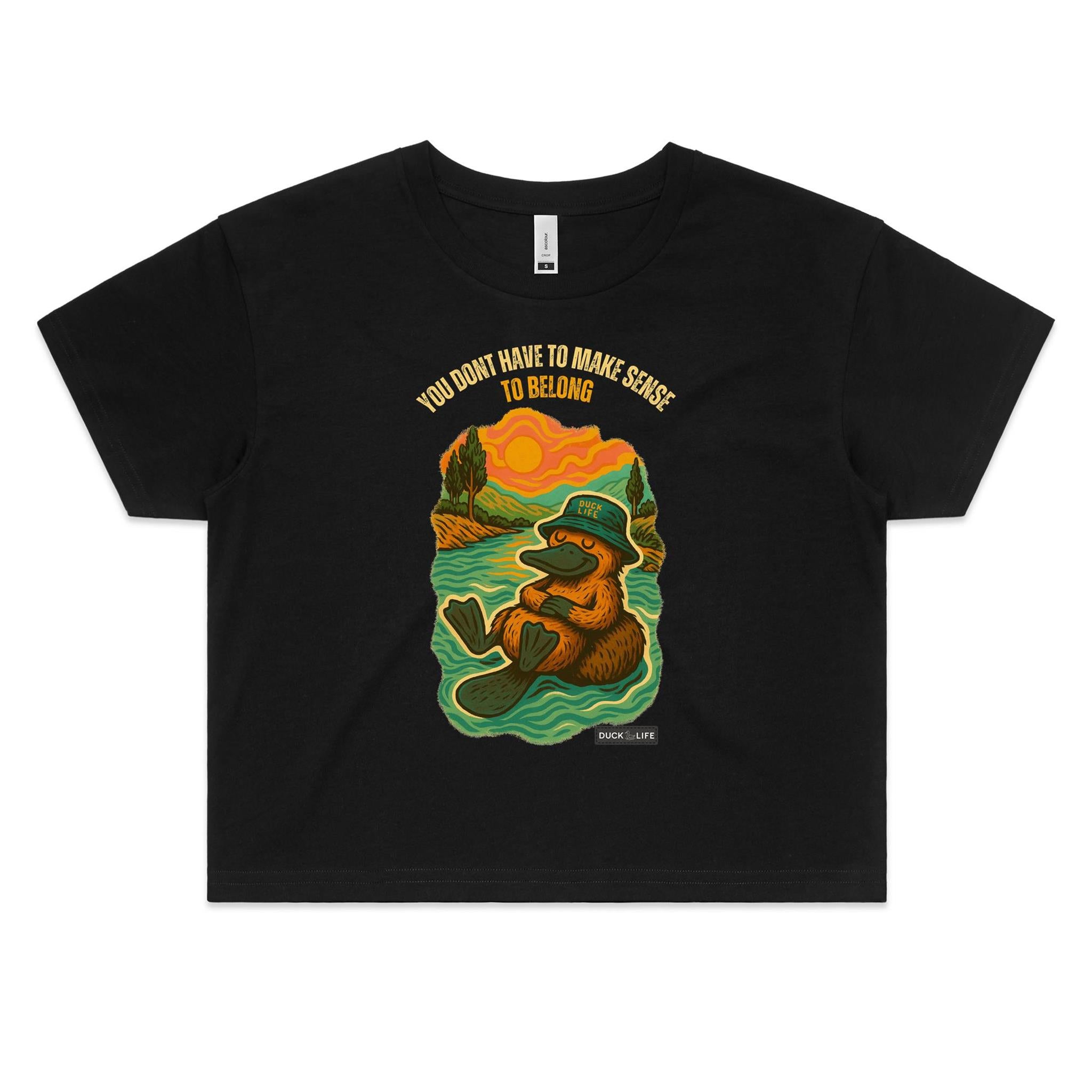 'You Don't Have to Make Sense' - Crop Tee