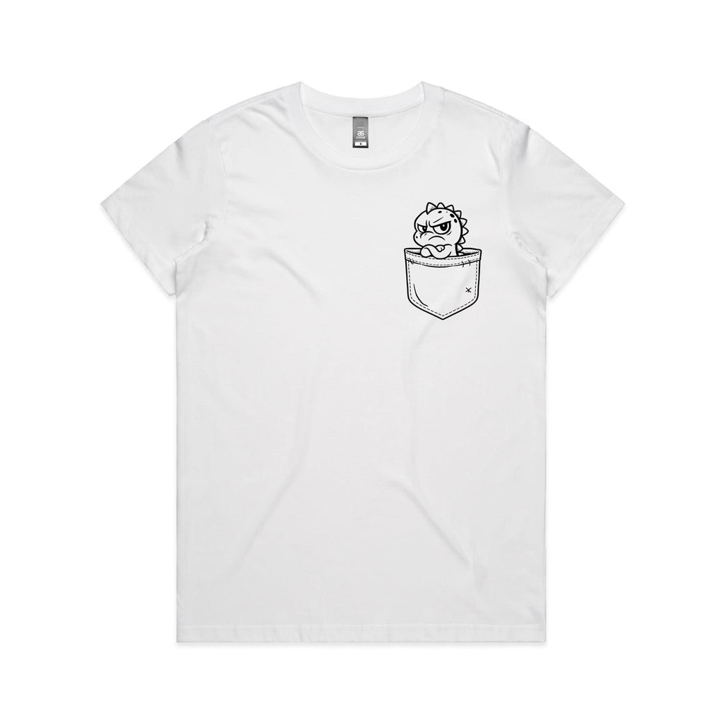 Grumpasaurus - Pocket Peeper - Maple Tee