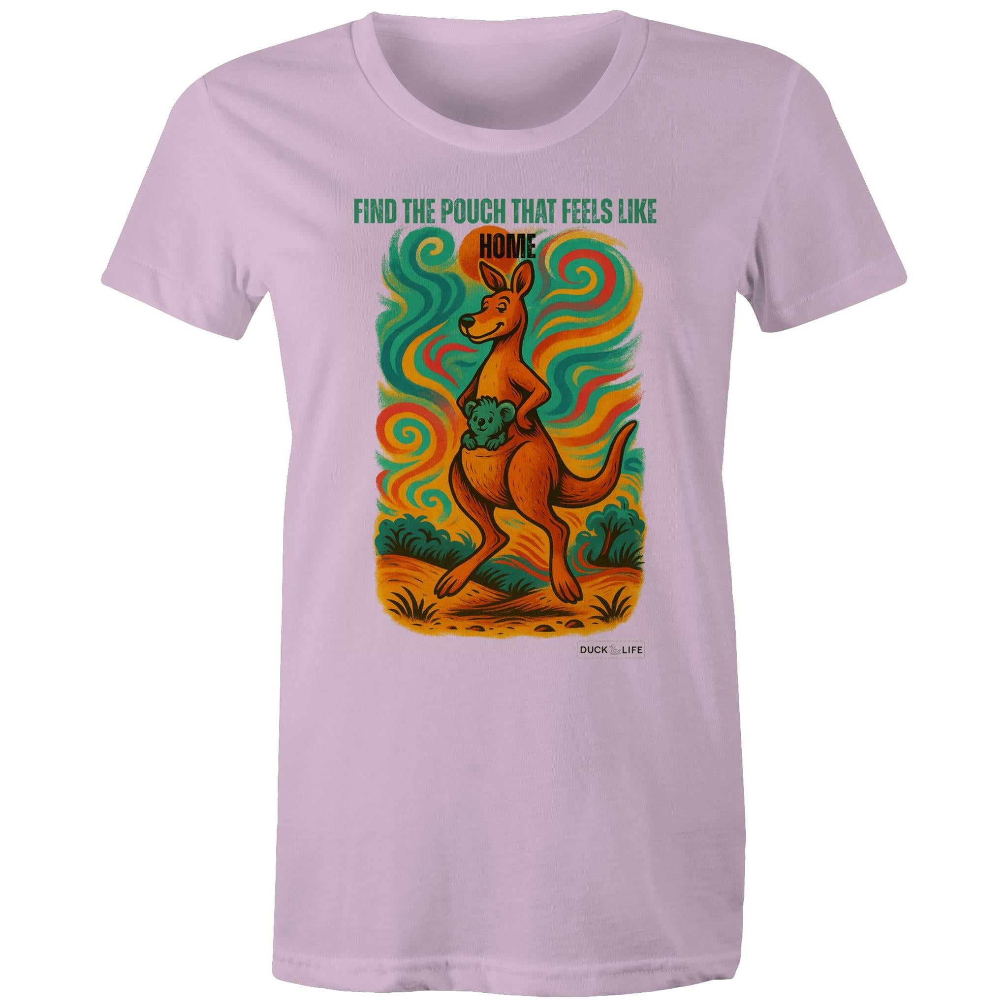 'Find the Pouch' - Maple Tee