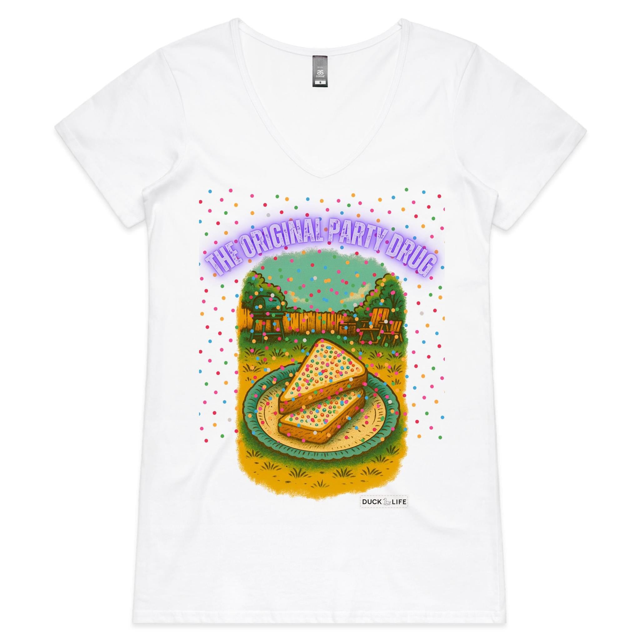 'The Original Party Drug' - V-Neck Tee