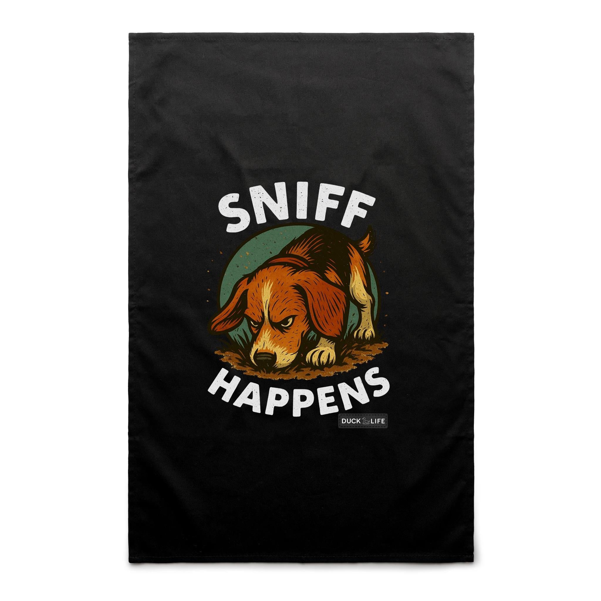 'Sniff Happens' - Tea Towel