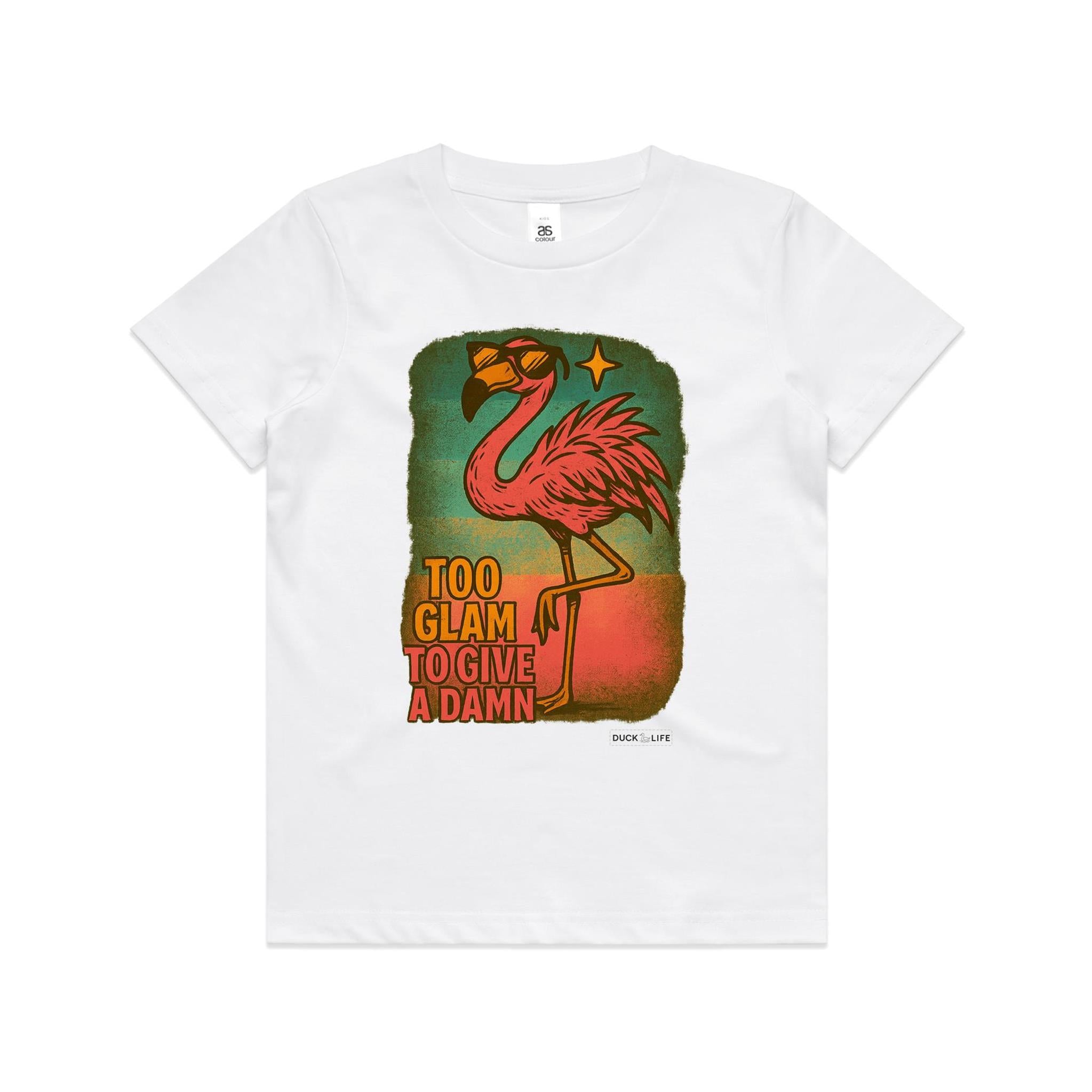 'Too Glam to Give a Damn' - Youth Tee