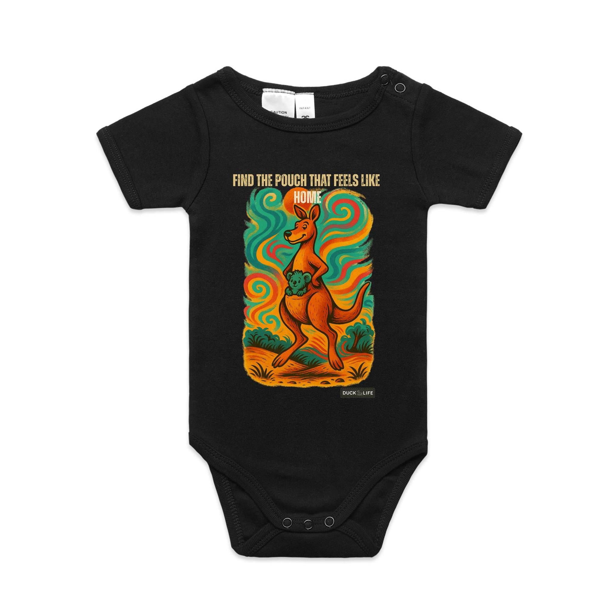 'Find the Pouch' - Infant One-Piece