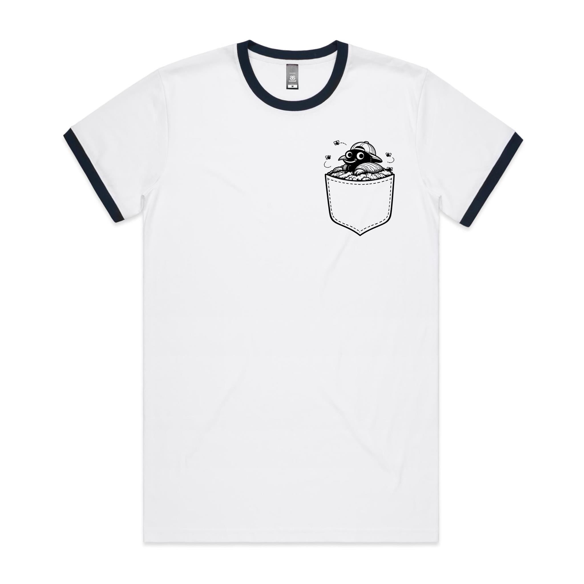Dung Beetle - Pocket Peeper - Staple Ringer Tee