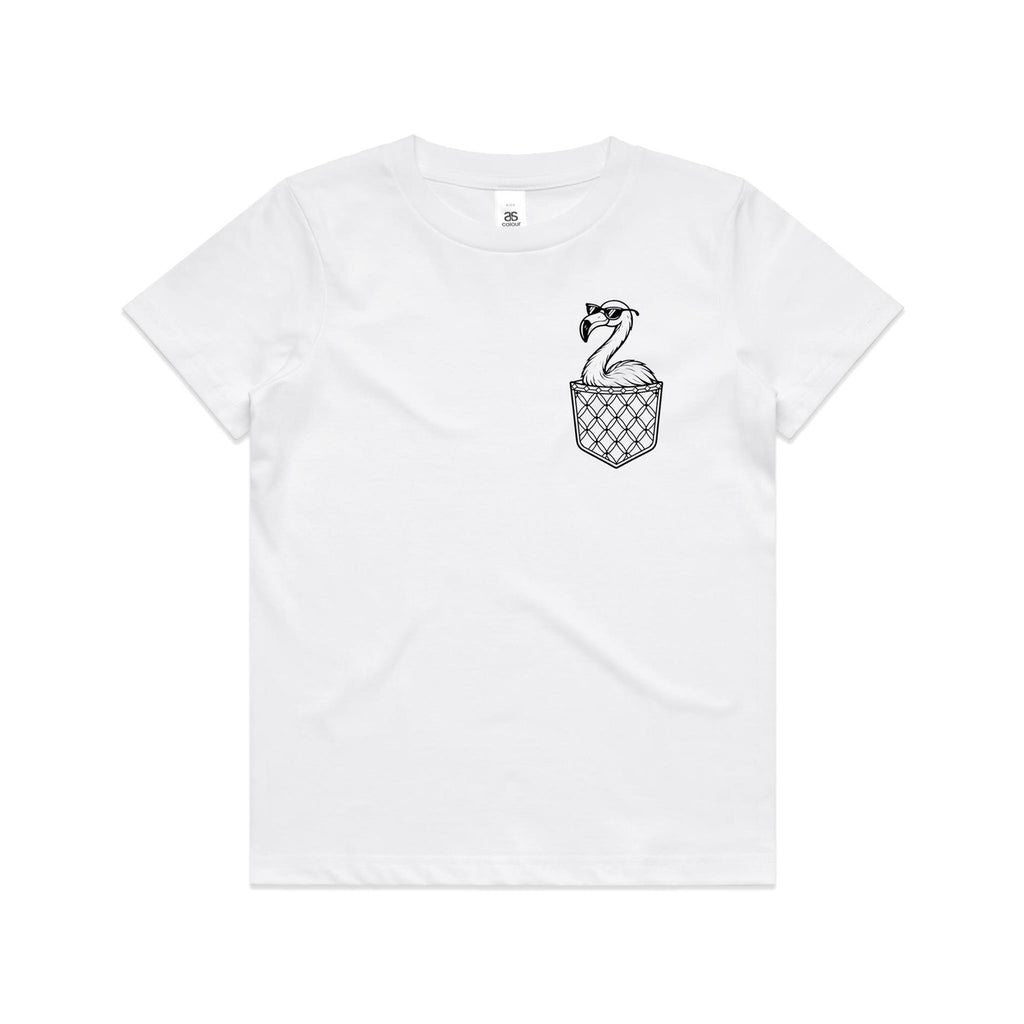 Flamingo - Pocket Peeper - Youth Staple Tee