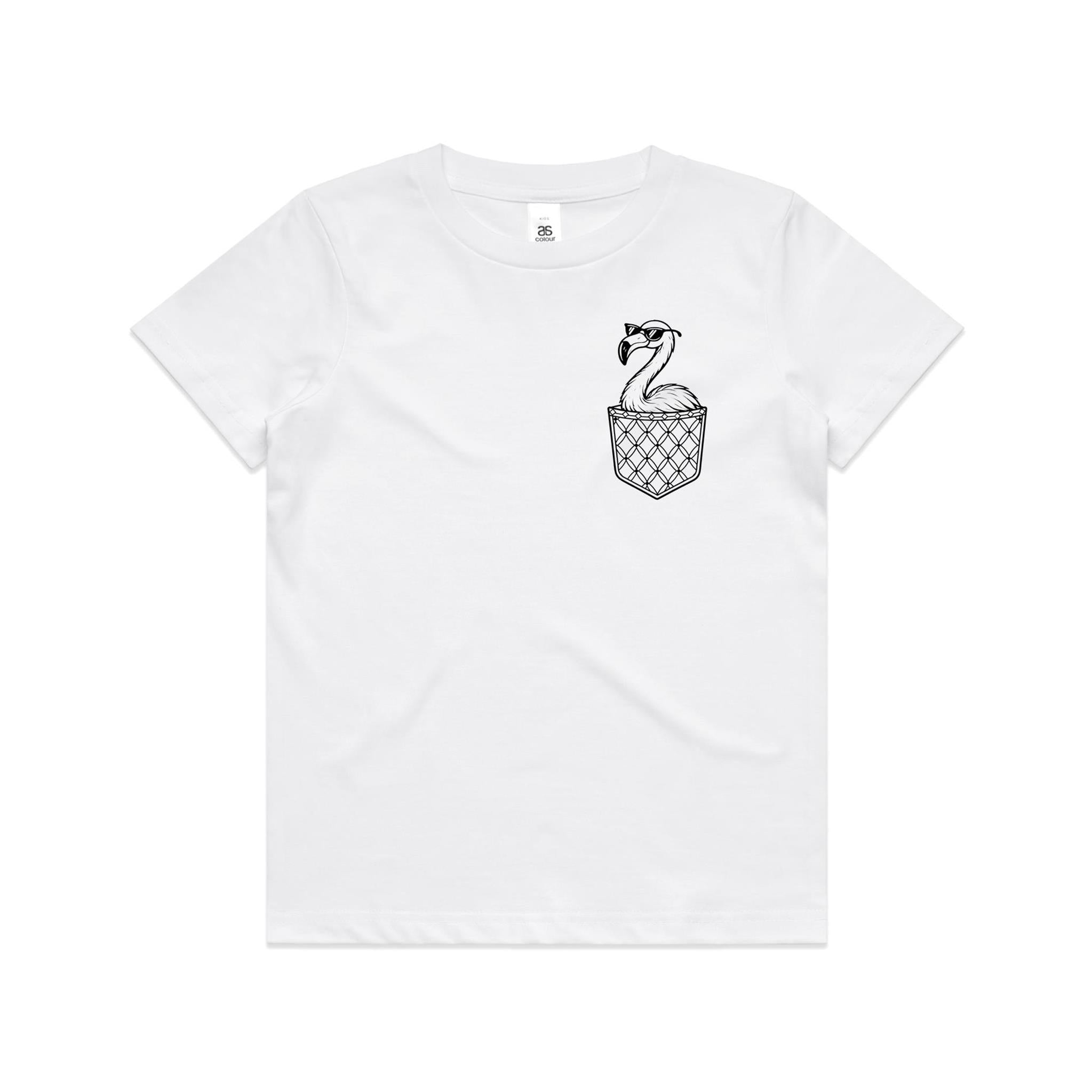 Flamingo - Pocket Peeper - Youth Staple Tee