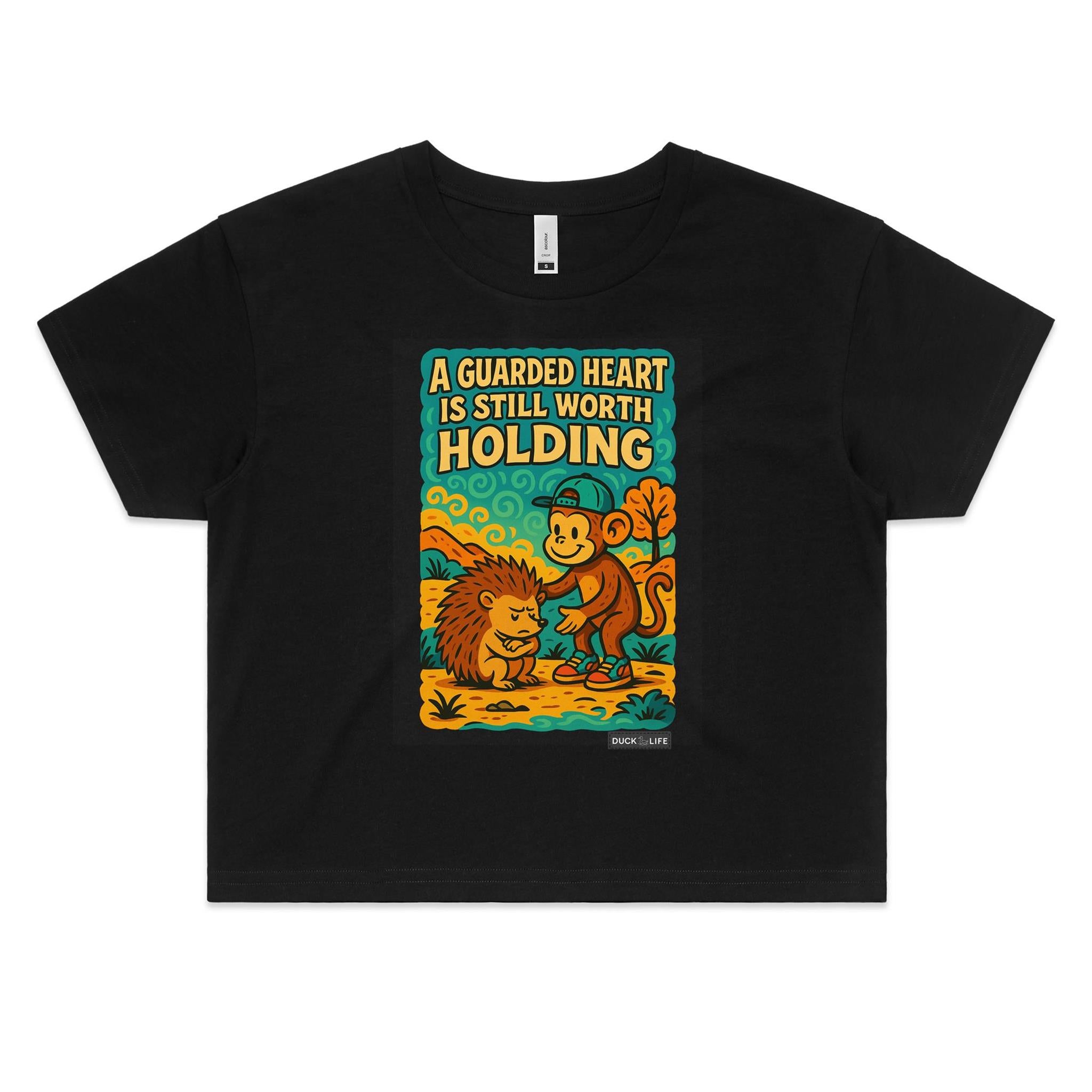 'A Guarded Heart' - Crop Tee