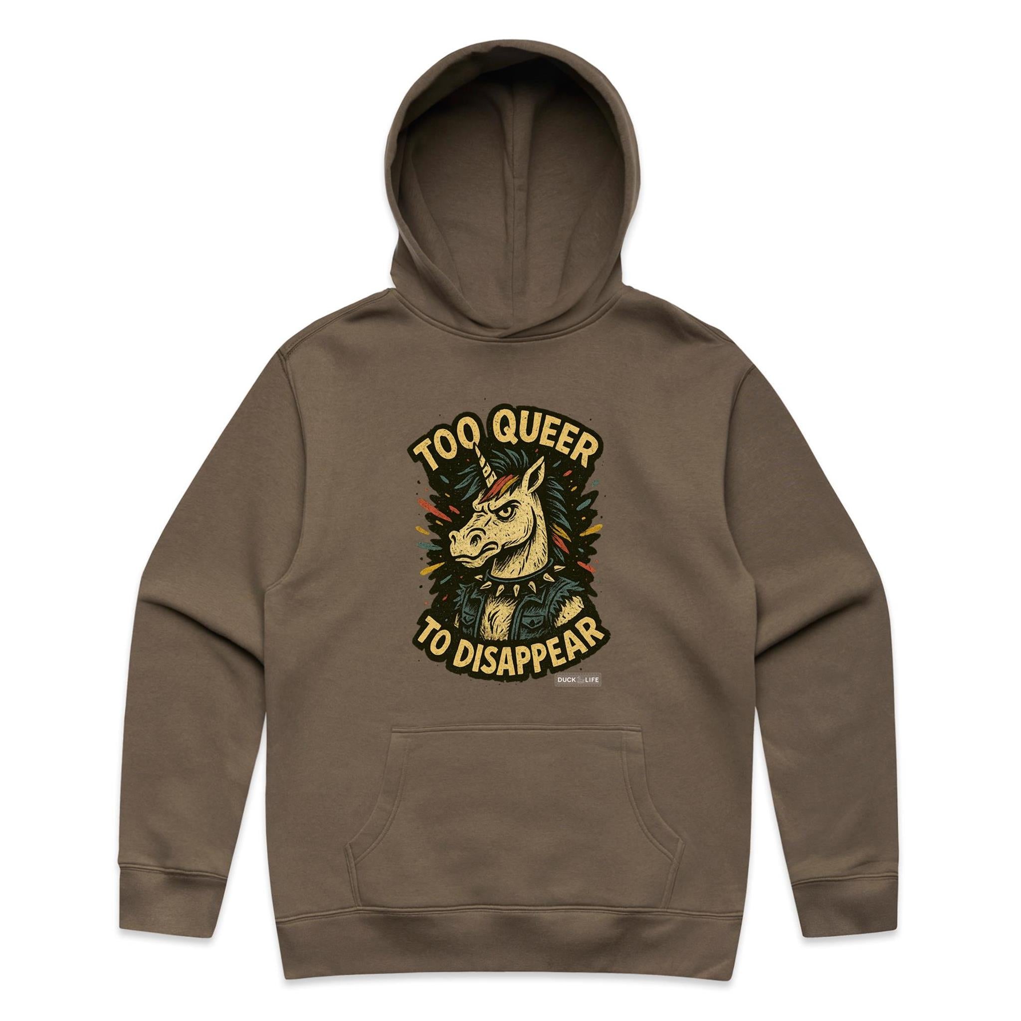 'Too Queer to Disappear' - Hoodie