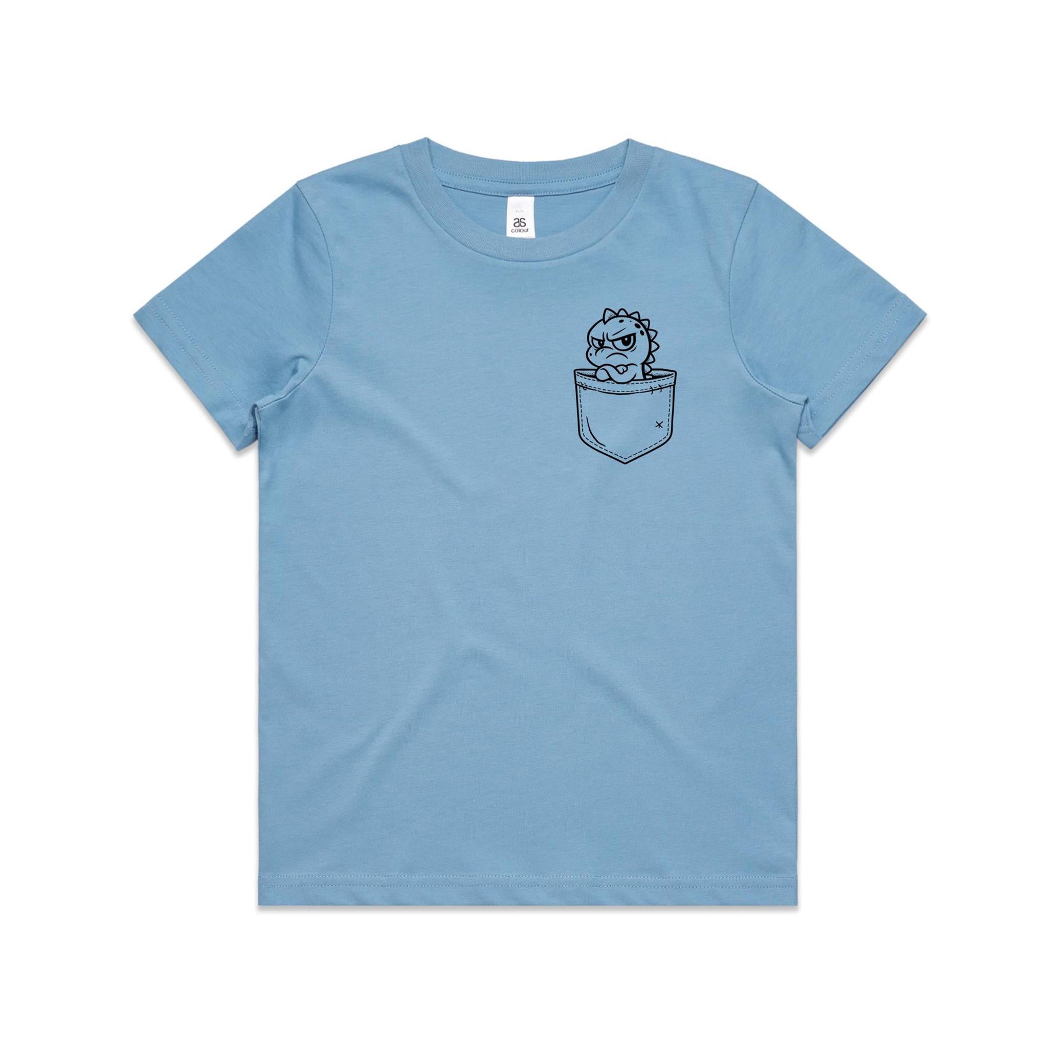 Grumpasaurus - Pocket Peeper - Youth Staple Tee