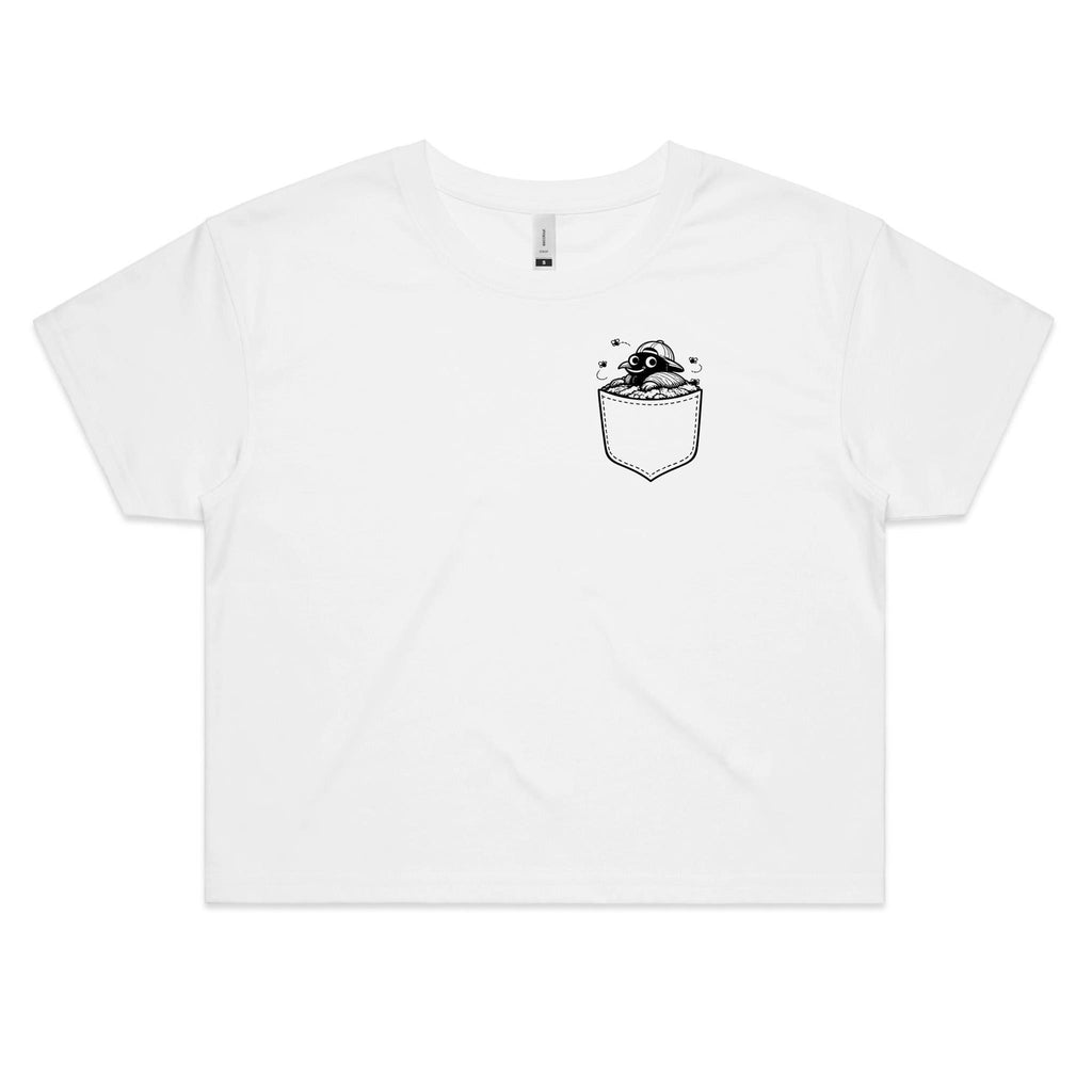 Dung Beetle - Pocket Peeper - Crop Tee