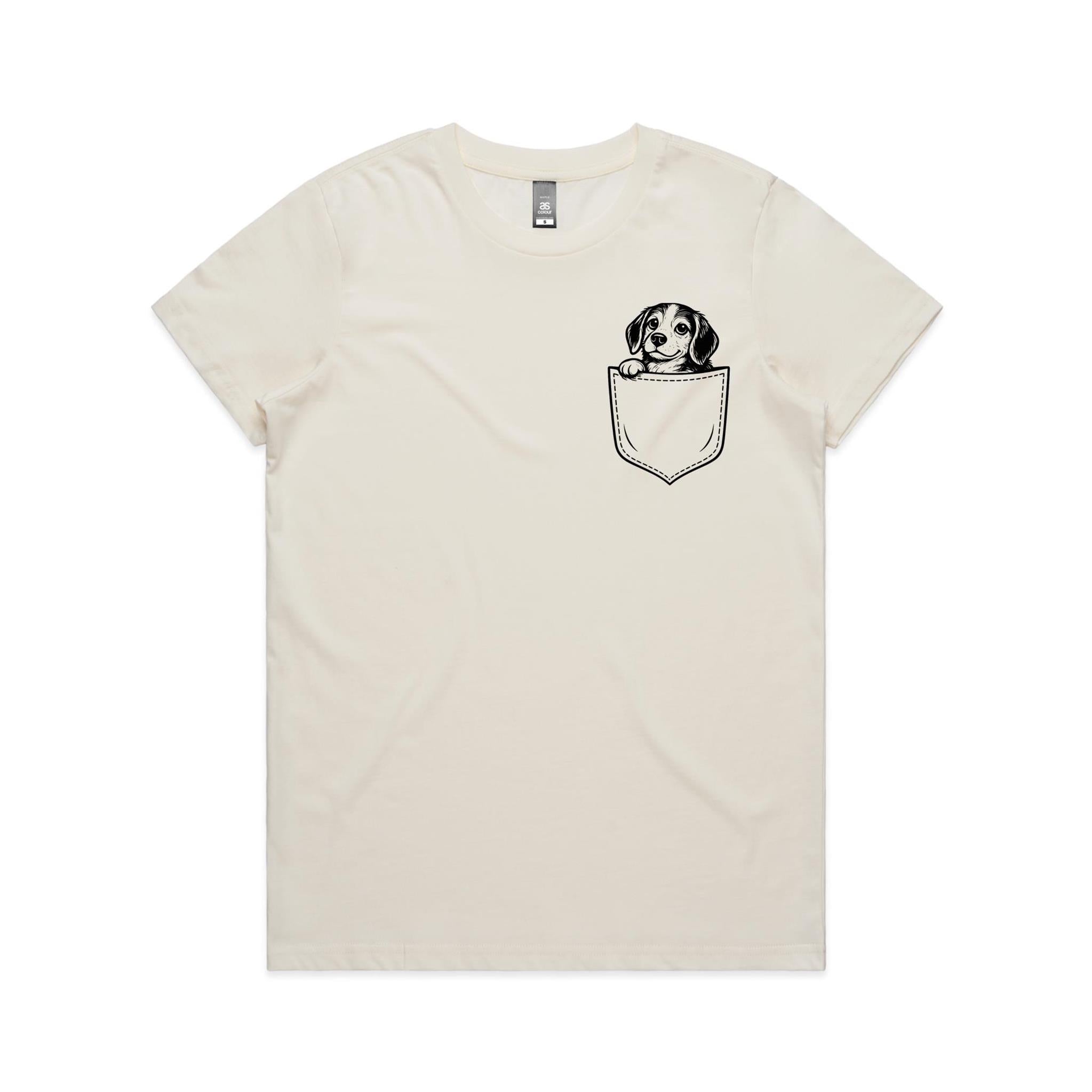 Beagle - Pocket Peeper - Maple Tee