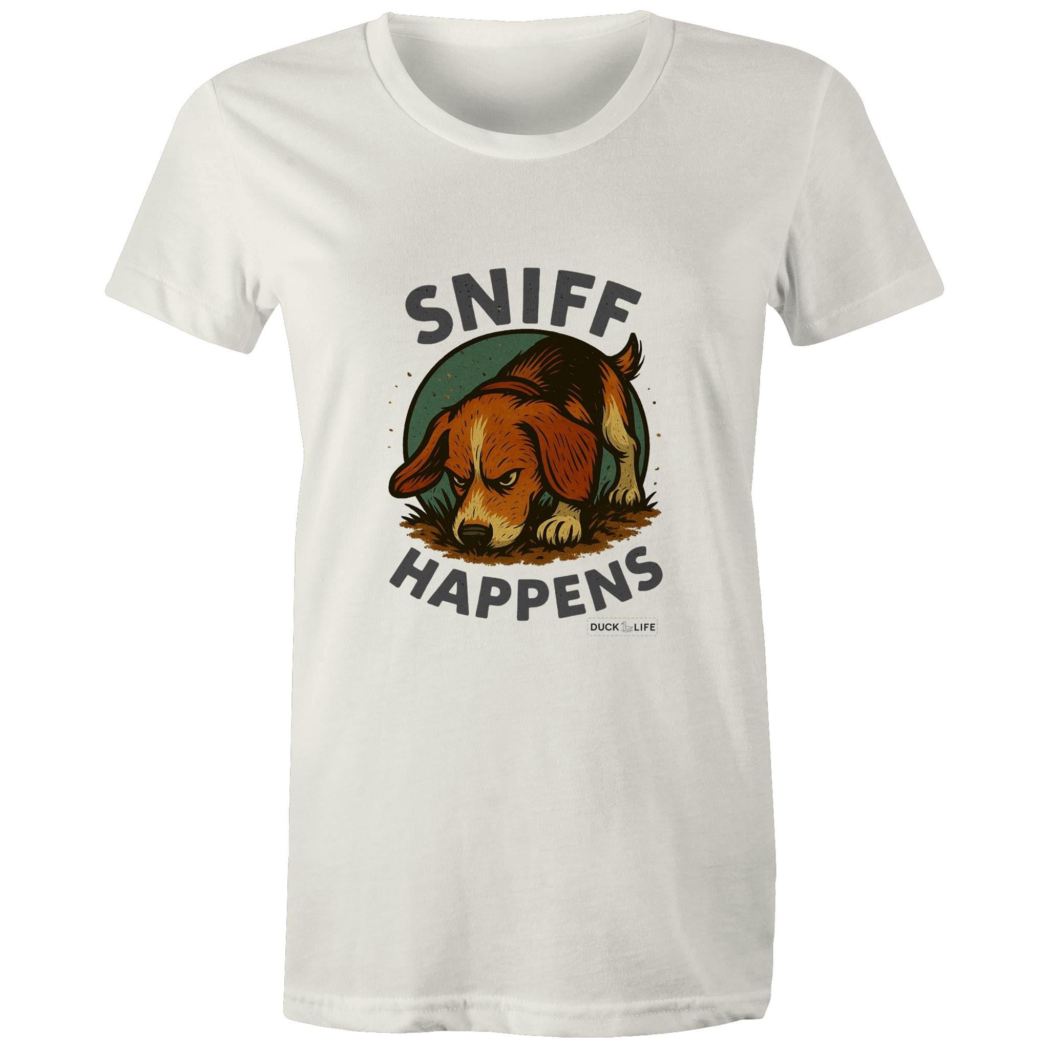'Sniff Happens' - Maple Tee