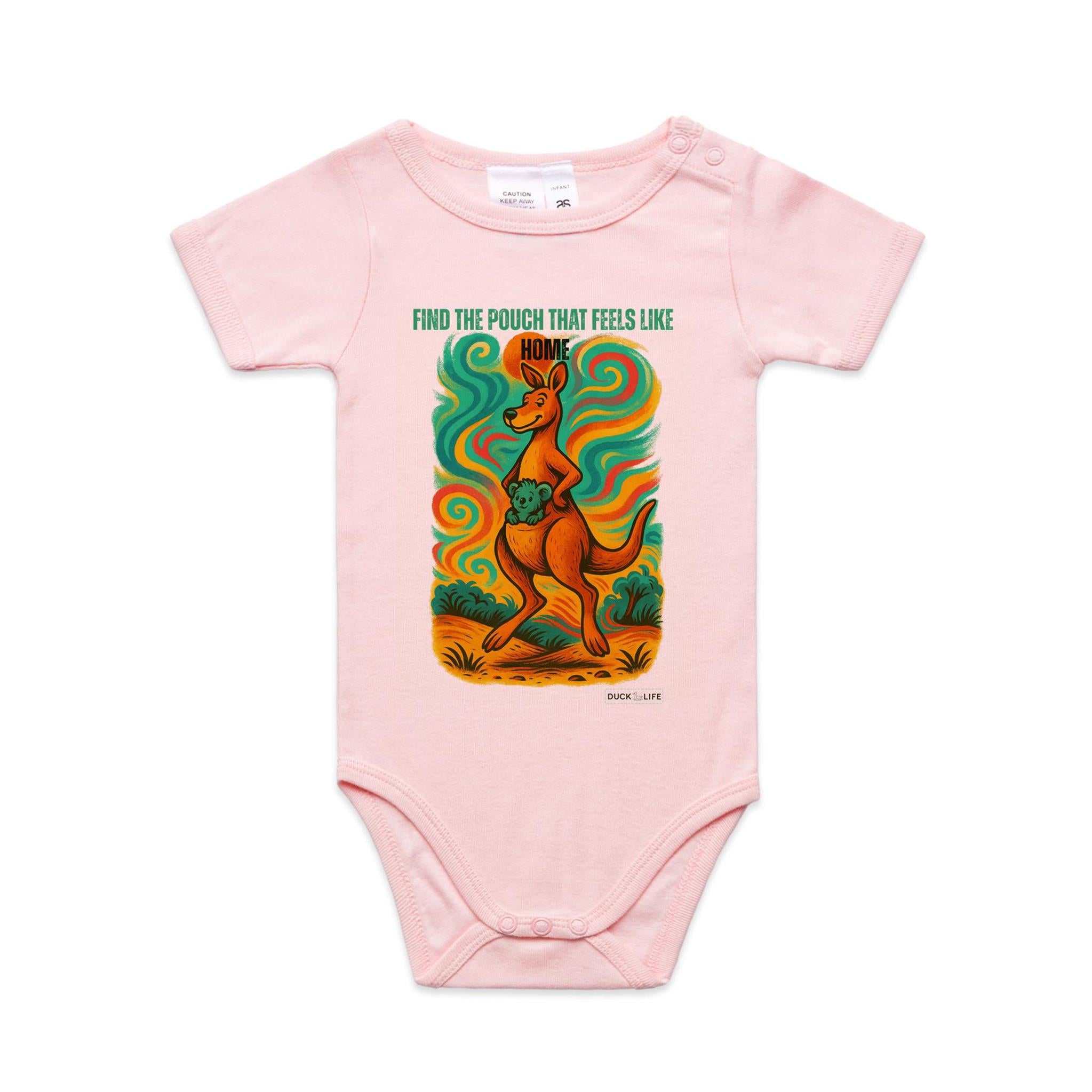 'Find the Pouch' - Infant One-Piece