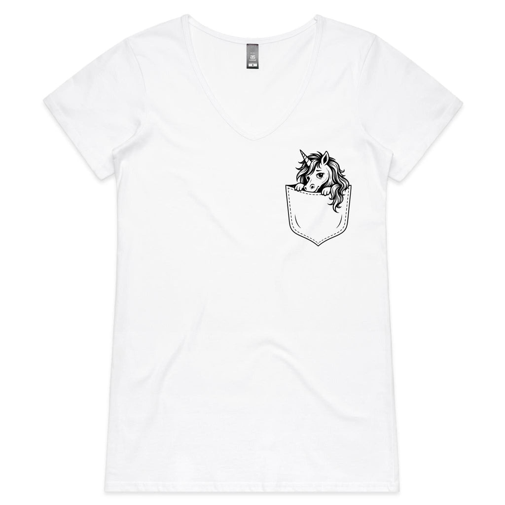 UniBeb - Pocket Peeper - V-Neck Tee