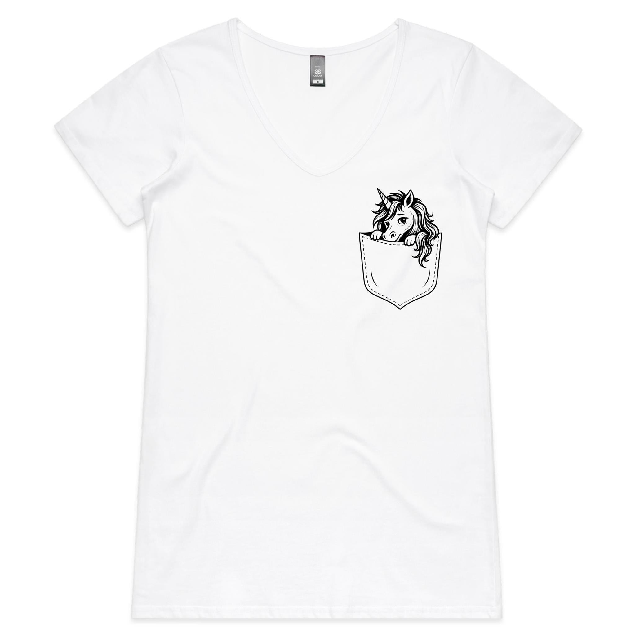 UniBeb - Pocket Peeper - V-Neck Tee